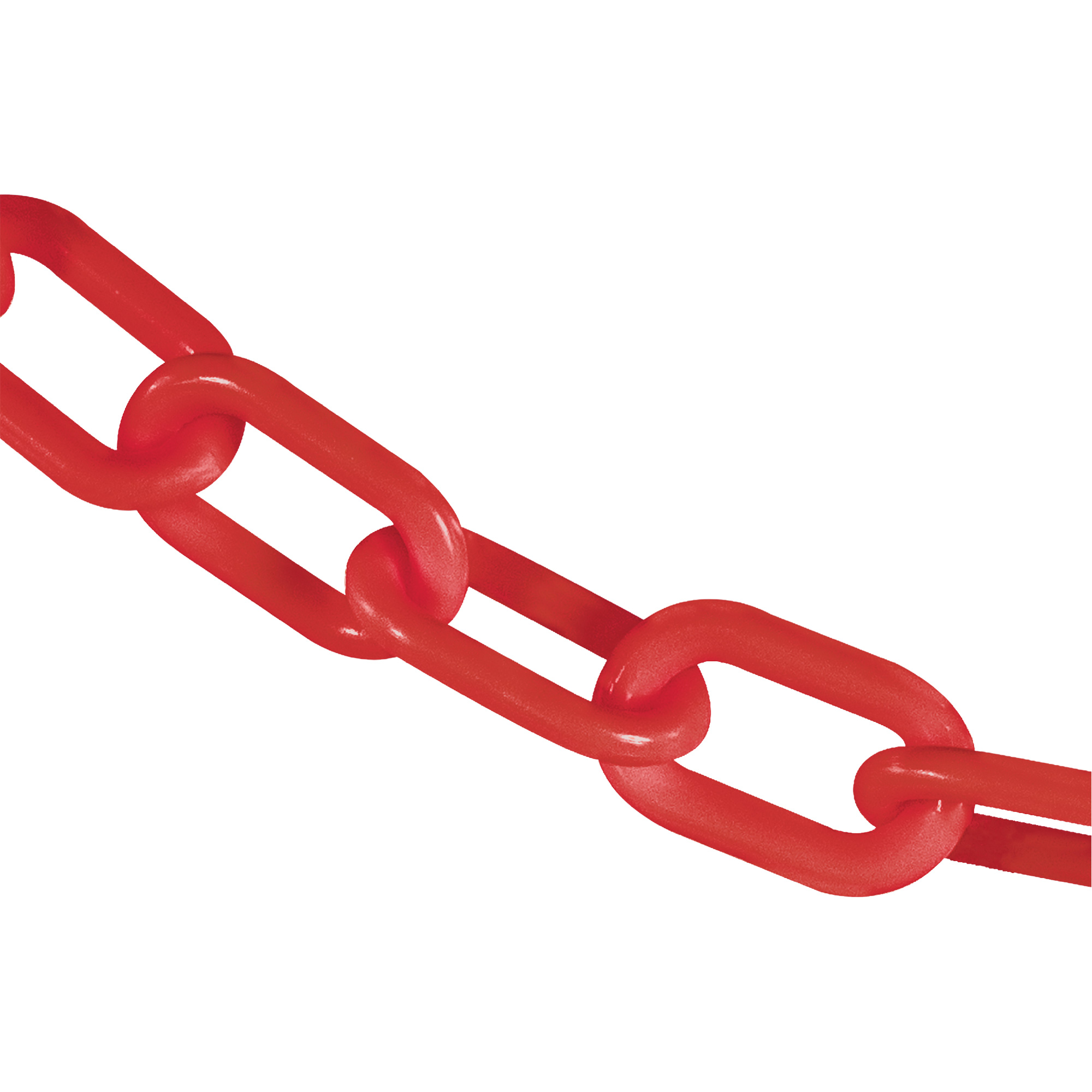 Chaîne de sécurité en plastique robuste, Rouge