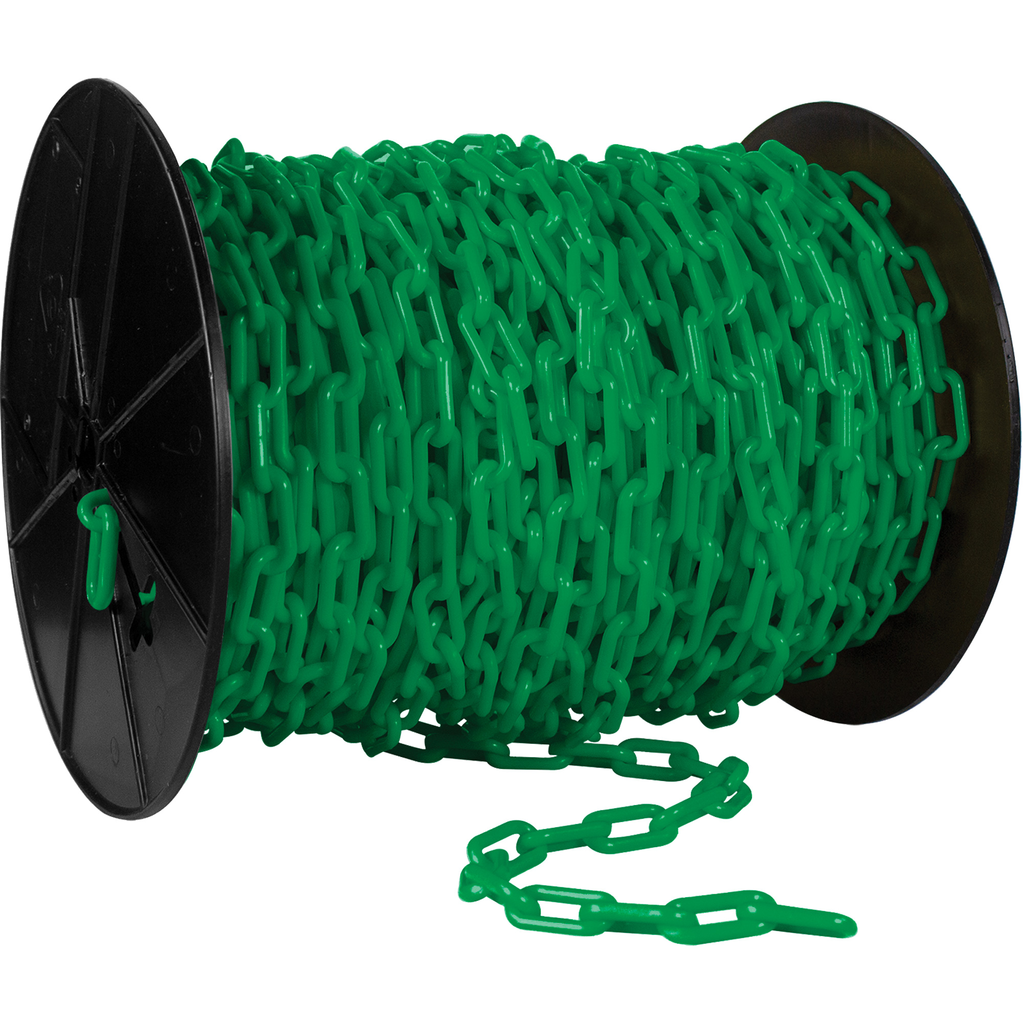Chaîne de sécurité en plastique, Vert