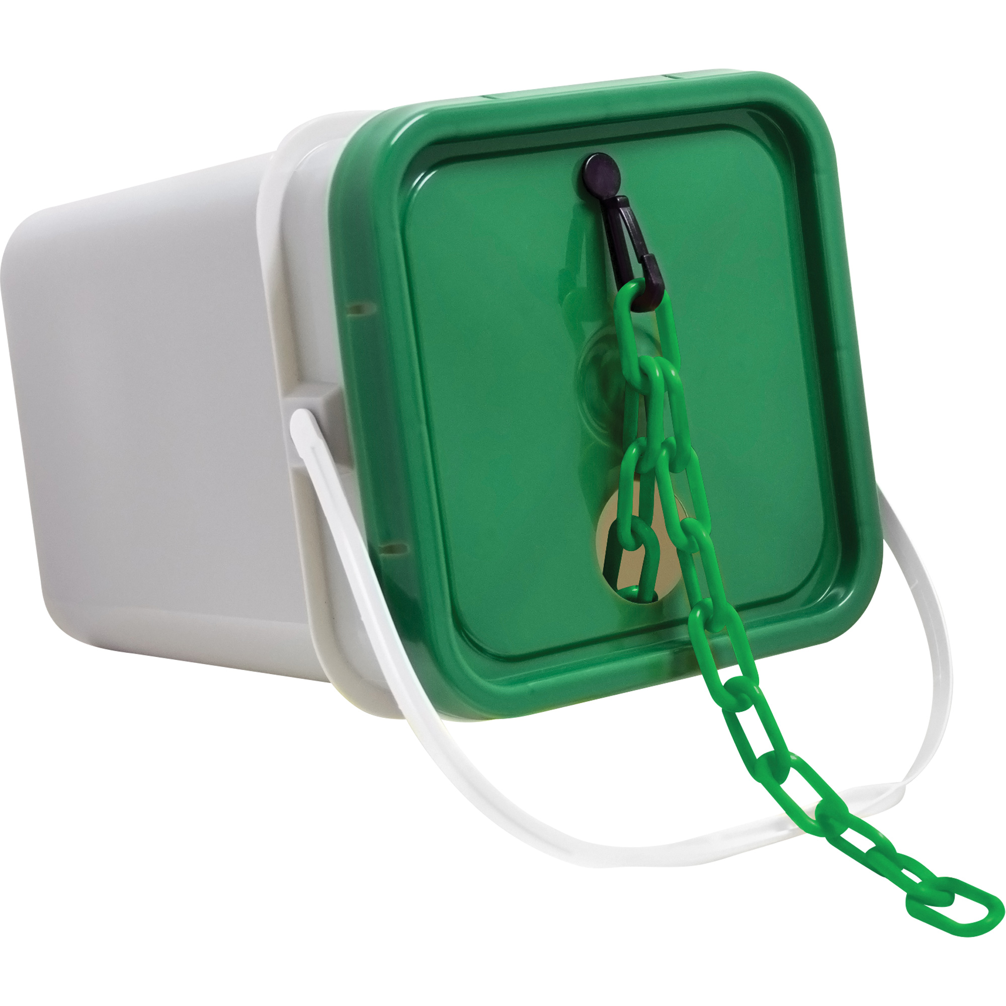 Chaîne de sécurité en plastique, Vert