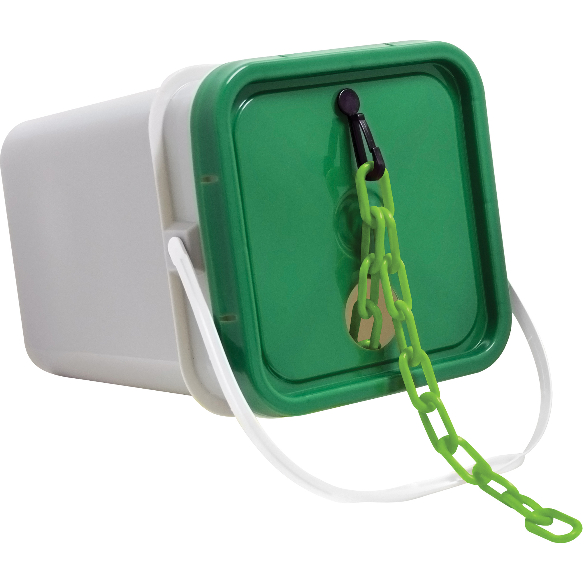 Chaîne de sécurité en plastique, Vert