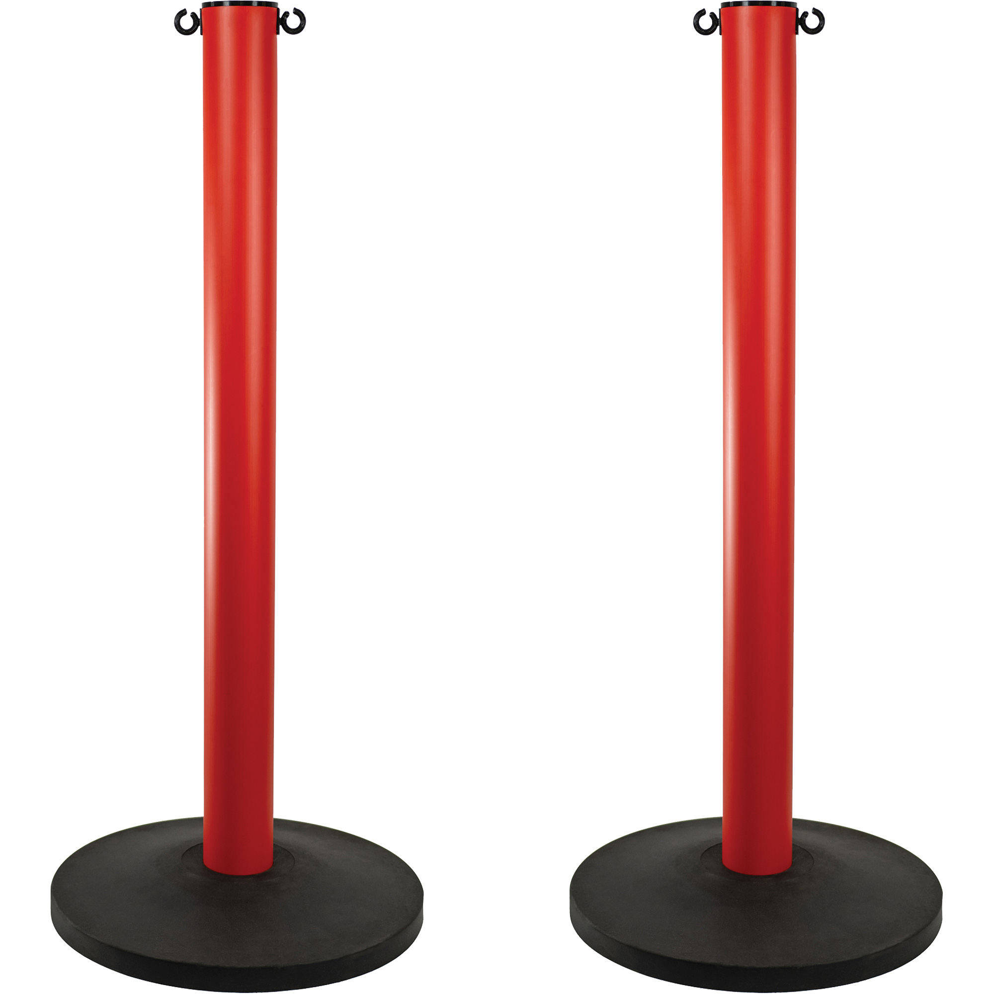 Montant industriel, Hauteur de 37", Rouge