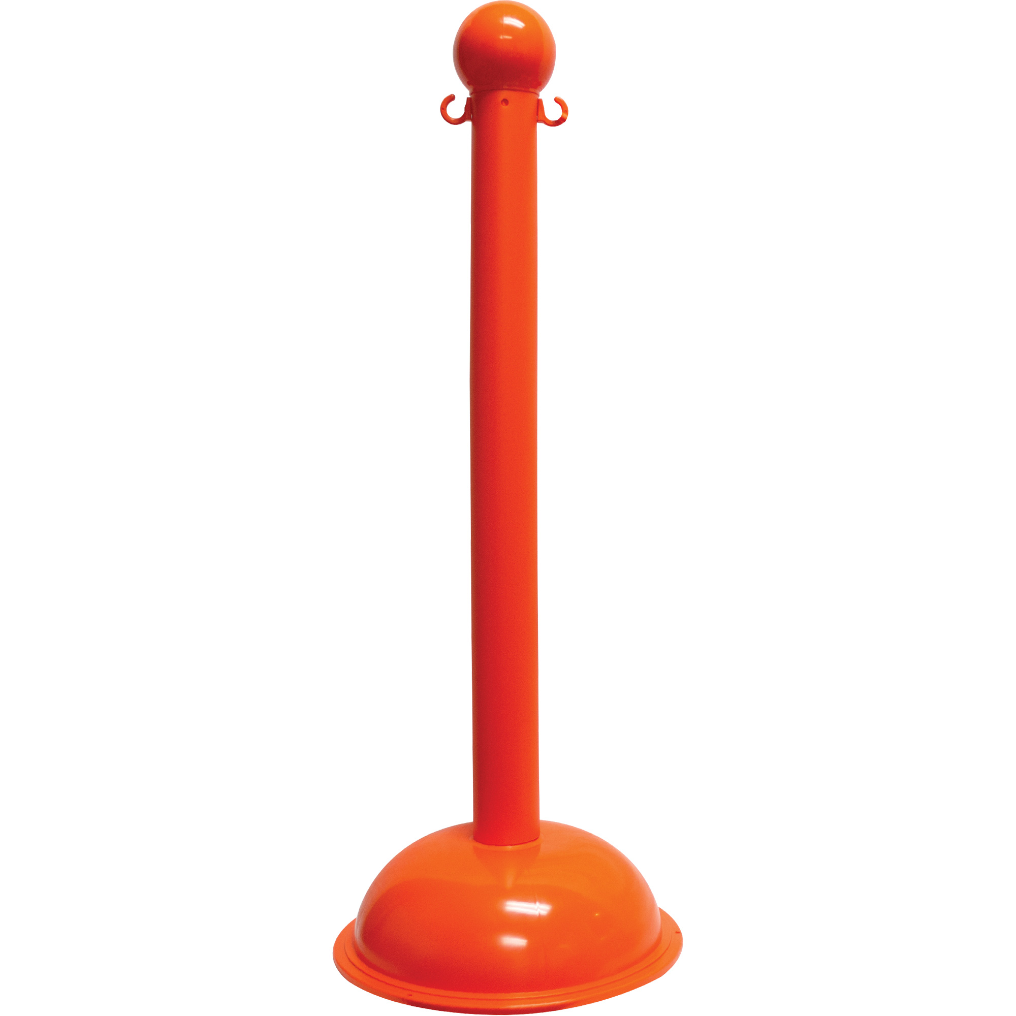Poteau pour service intense, Hauteur de 40", Orange