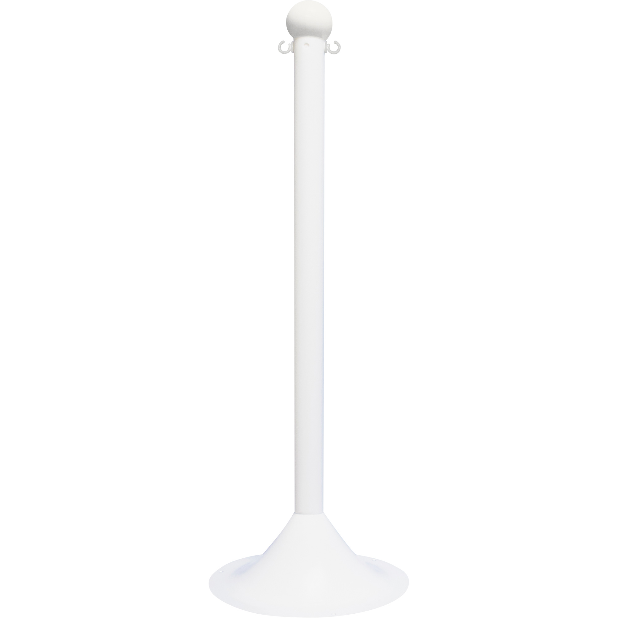 Poteau pour service léger, Hauteur de 41", Blanc