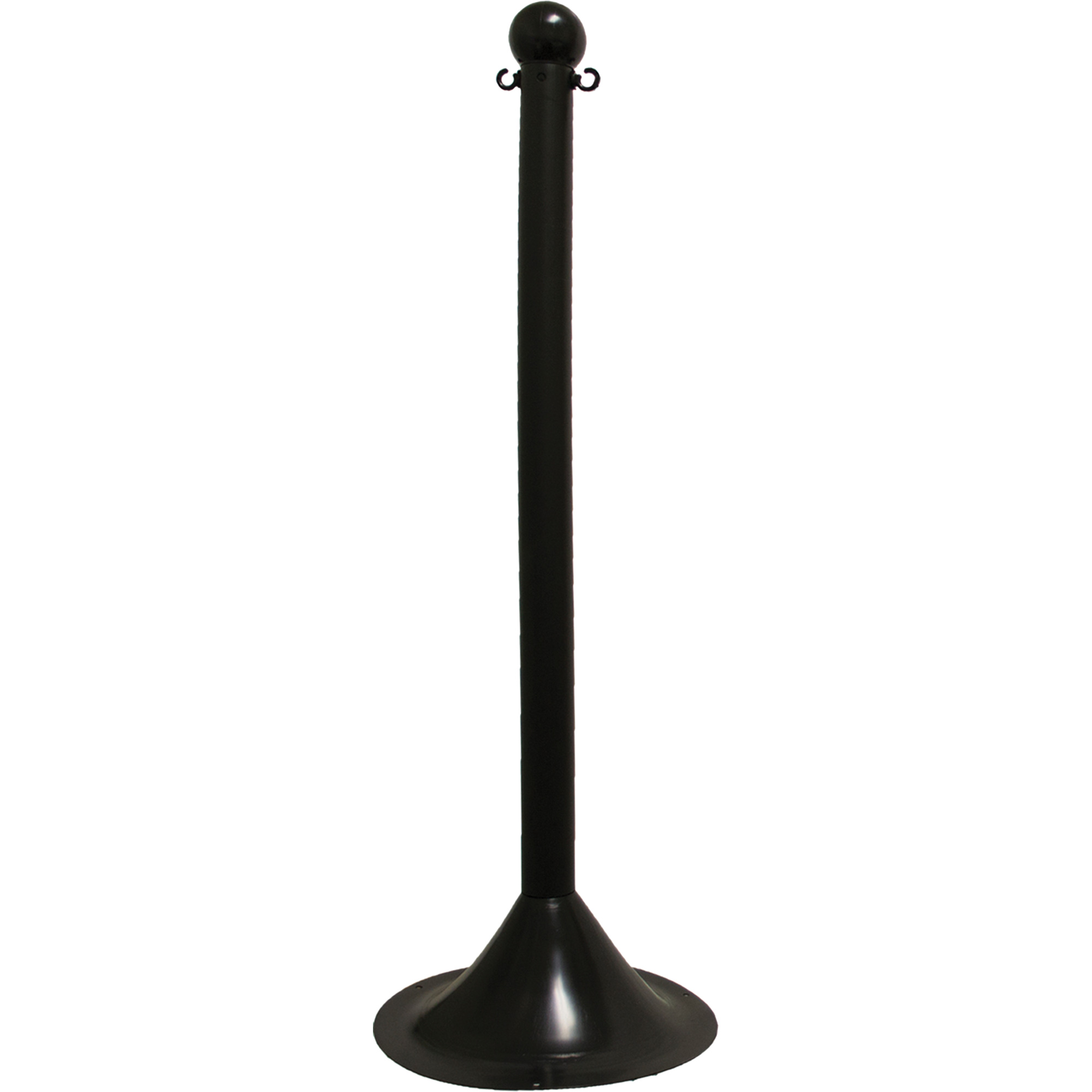 Poteau pour service léger, Hauteur de 41", Noir