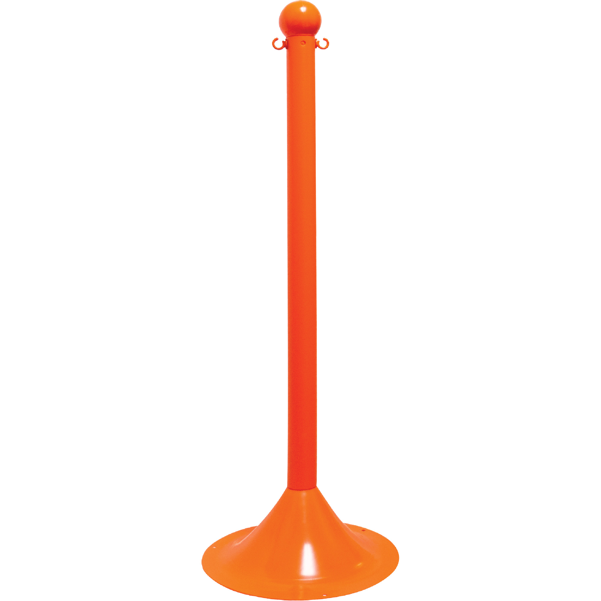 Poteau pour service léger, Hauteur de 41", Orange