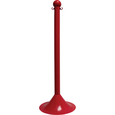 Poteau pour service léger, Hauteur de 41", Rouge