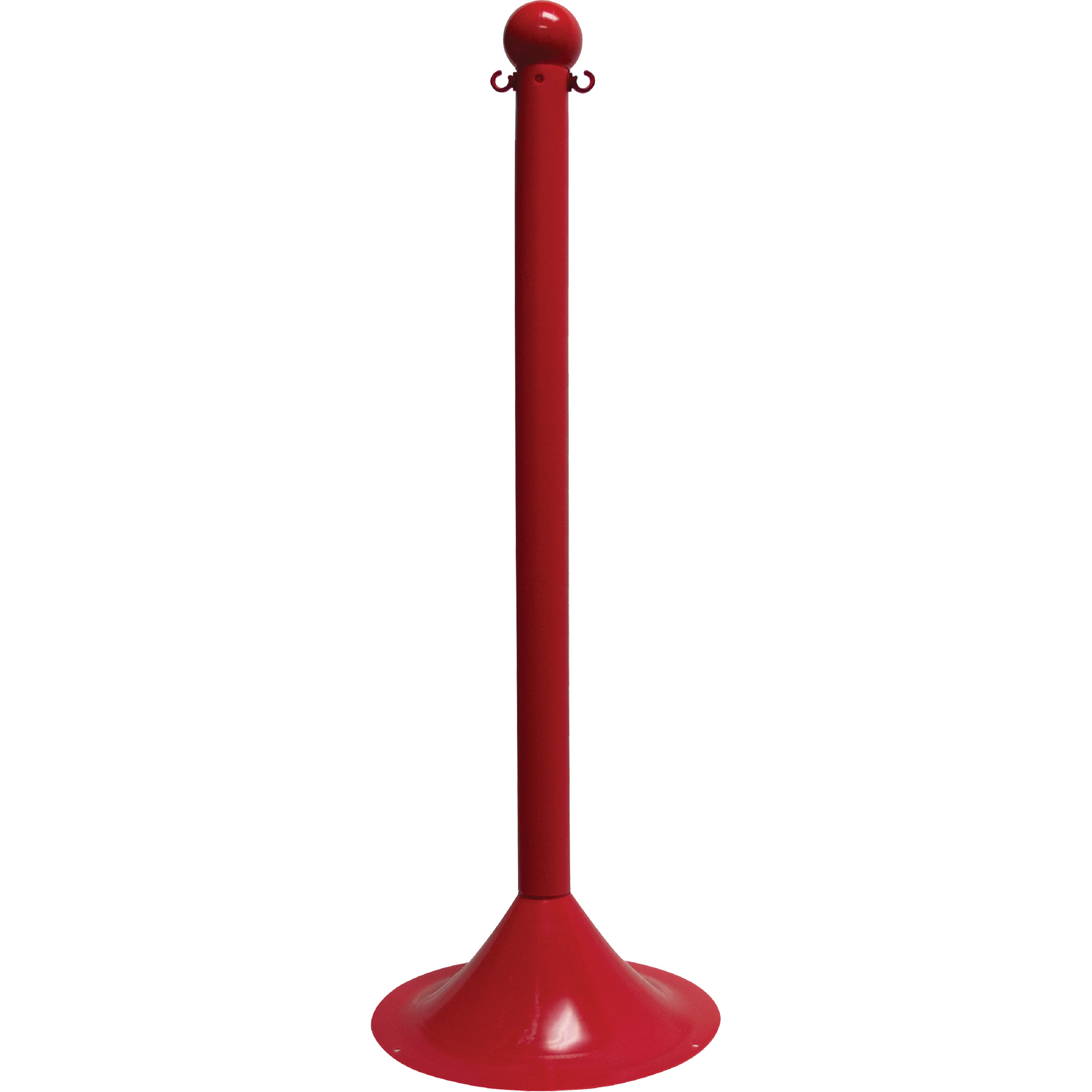 Poteau pour service léger, Hauteur de 41", Rouge