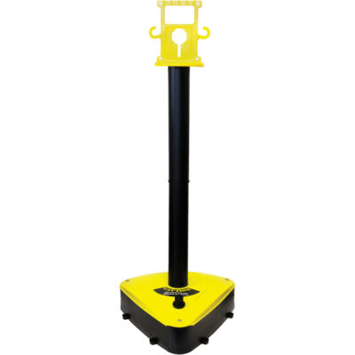 Poteau pour service lourd X-Treme, Hauteur de 46,5", Noir/Jaune