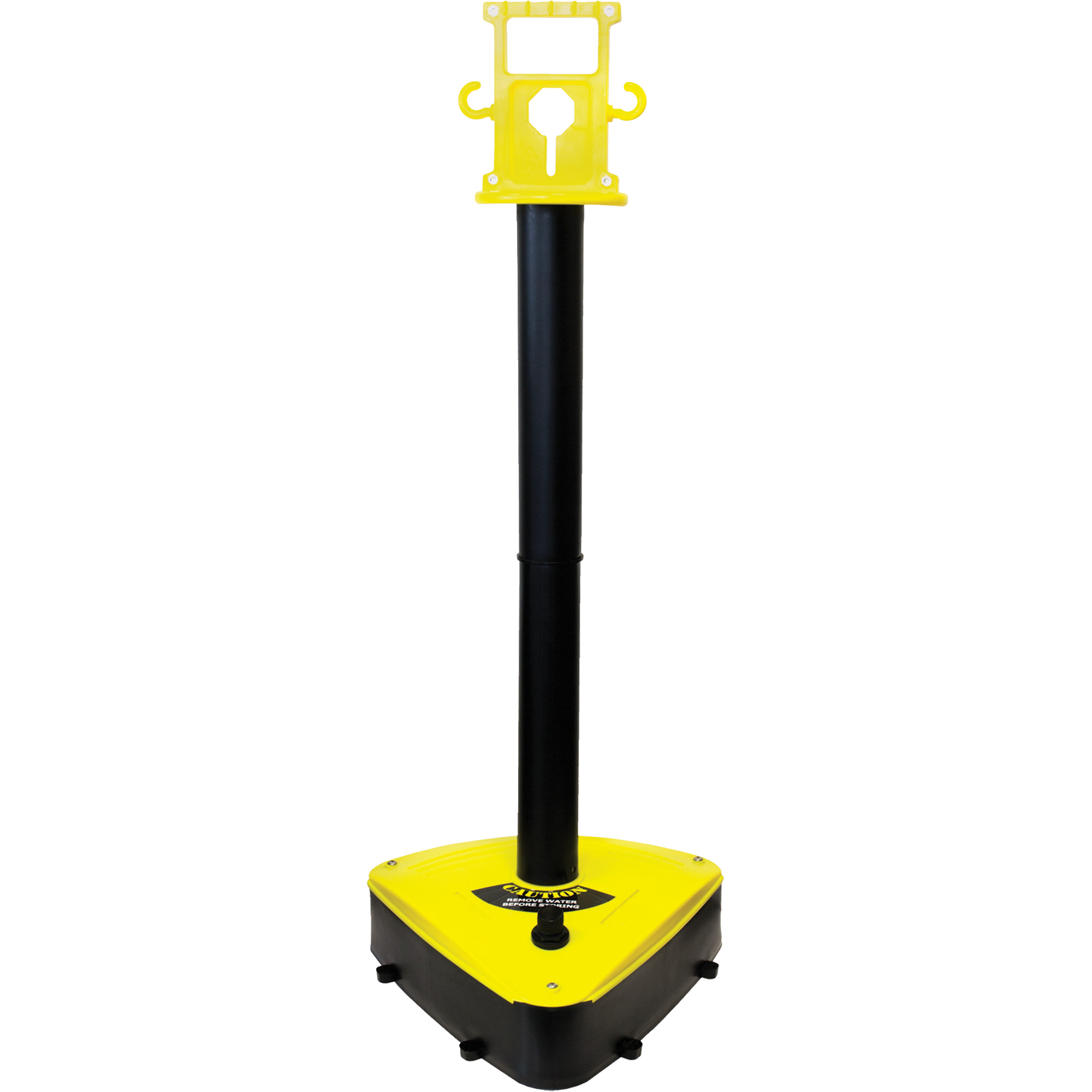 Poteau pour service lourd X-Treme, Hauteur de 46,5", Noir/Jaune