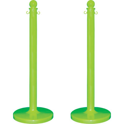 Poteau pour service moyen, Hauteur de 40", Vert