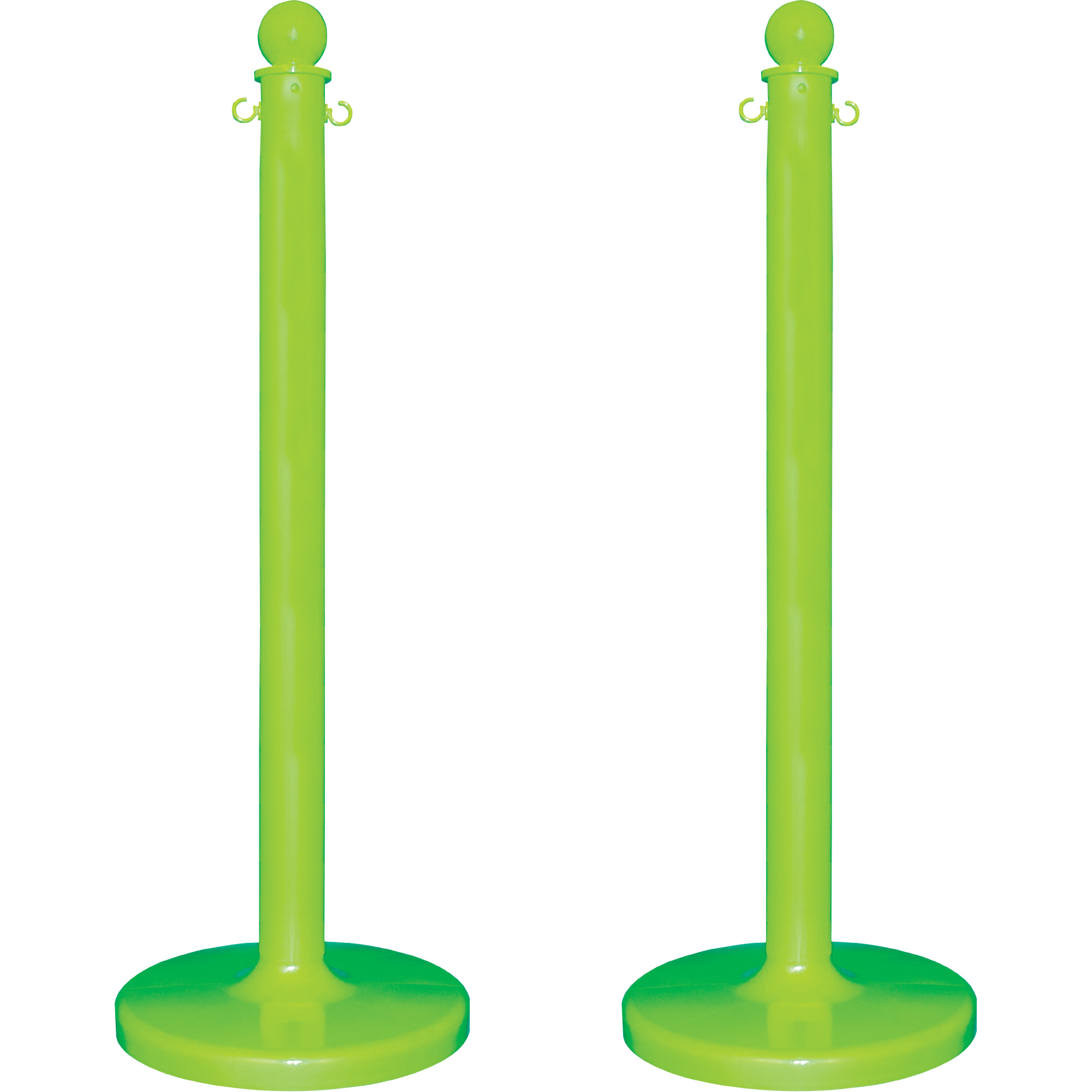 Poteau pour service moyen, Hauteur de 40", Vert