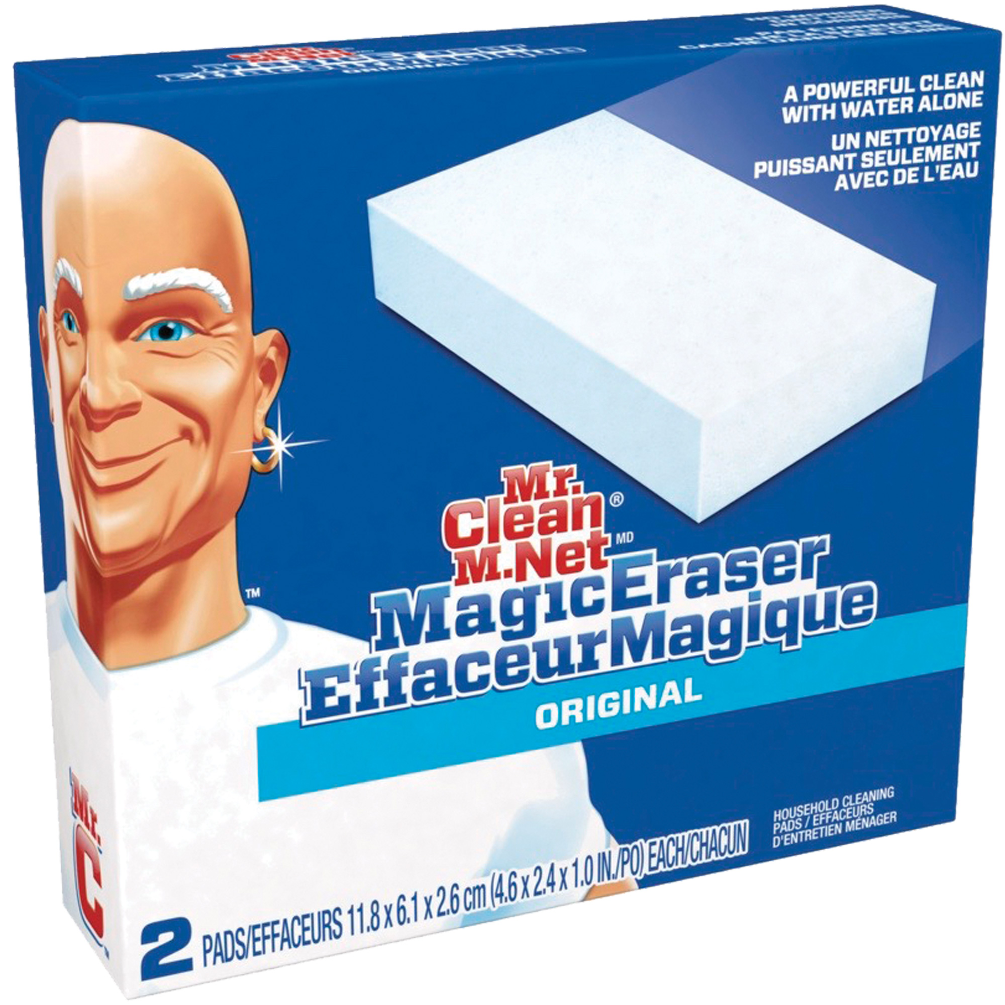 Éponges à récurer Magic Eraser, À récurer, 2-3/10" la x 4-3/5" l