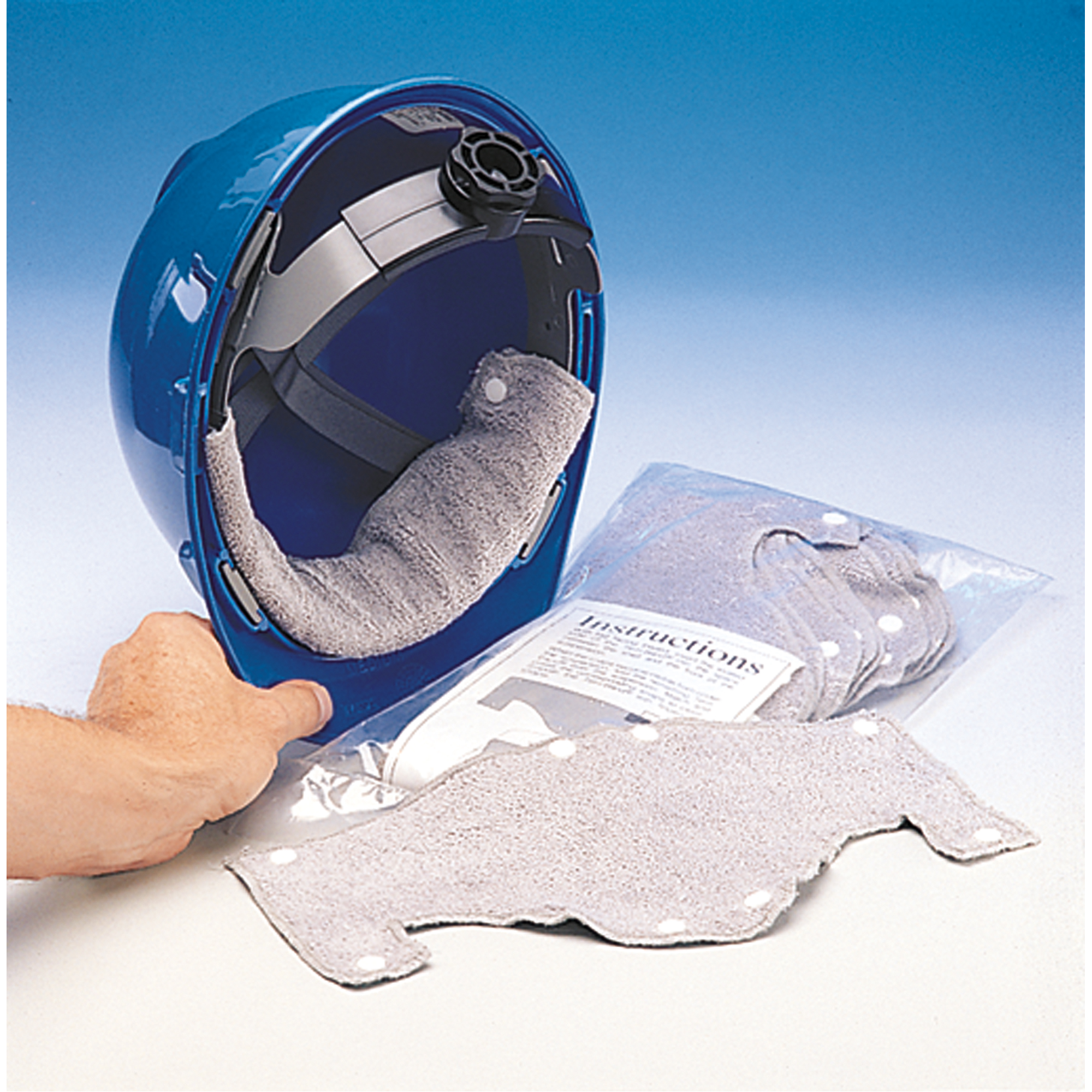 Bandeau absorbant pour casque de sécurité