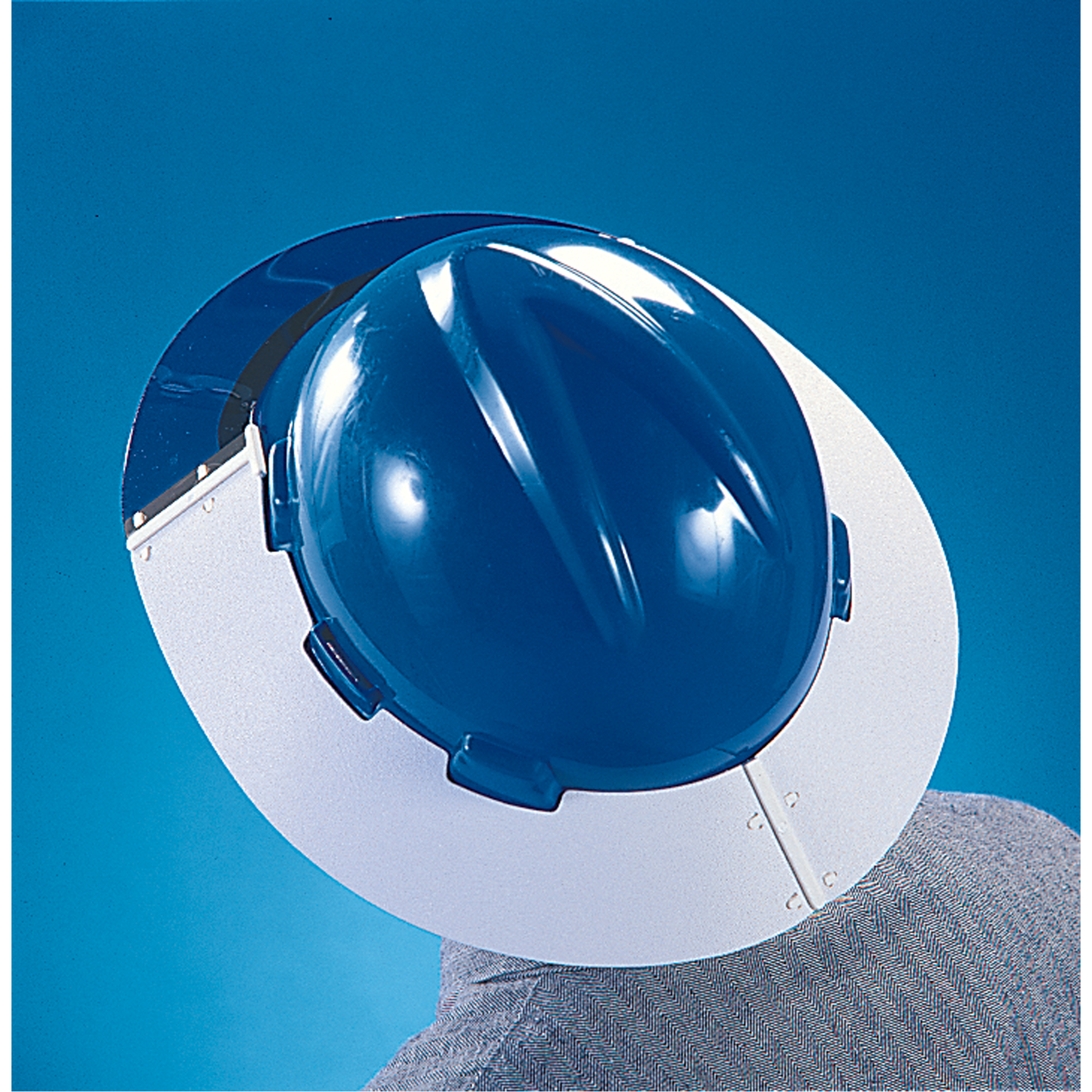 Bordure à écran solaire pour casque de protection