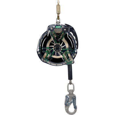 Câble de sécurité autorétractable V-TecMC, 50', Acier inoxydable, Pivotant