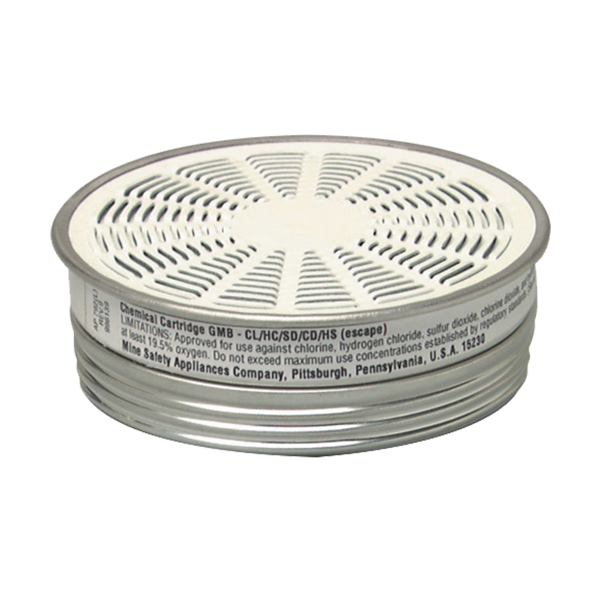 Cartouches pour respirateurs ComfoMD, Cartouche gaz/vapeur, Gaz acide