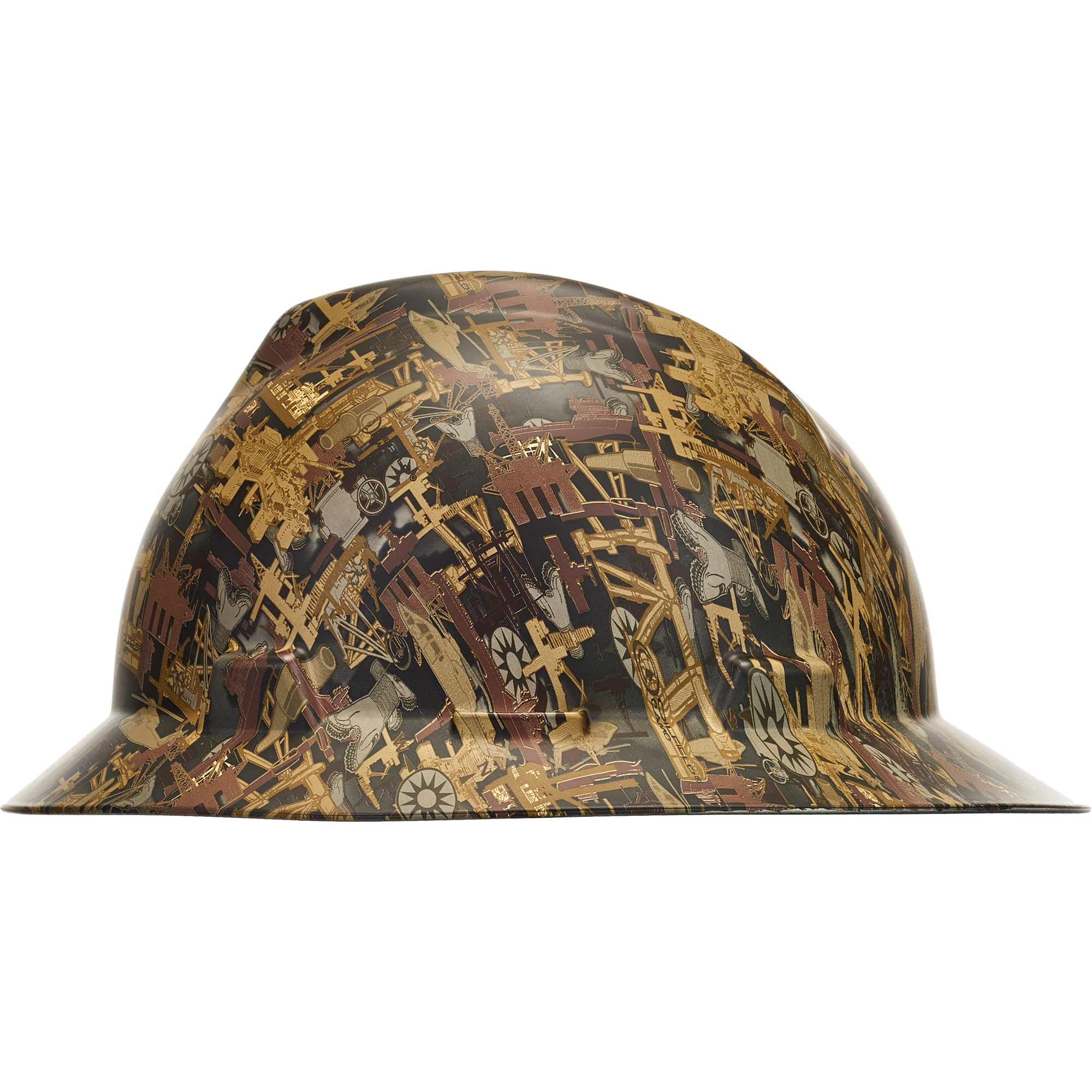 Casque de sécurité à bordure complète Hydro Dip V-GardMD, Répond aux normes CSA type 1, Suspension Rochet, Non ventilé