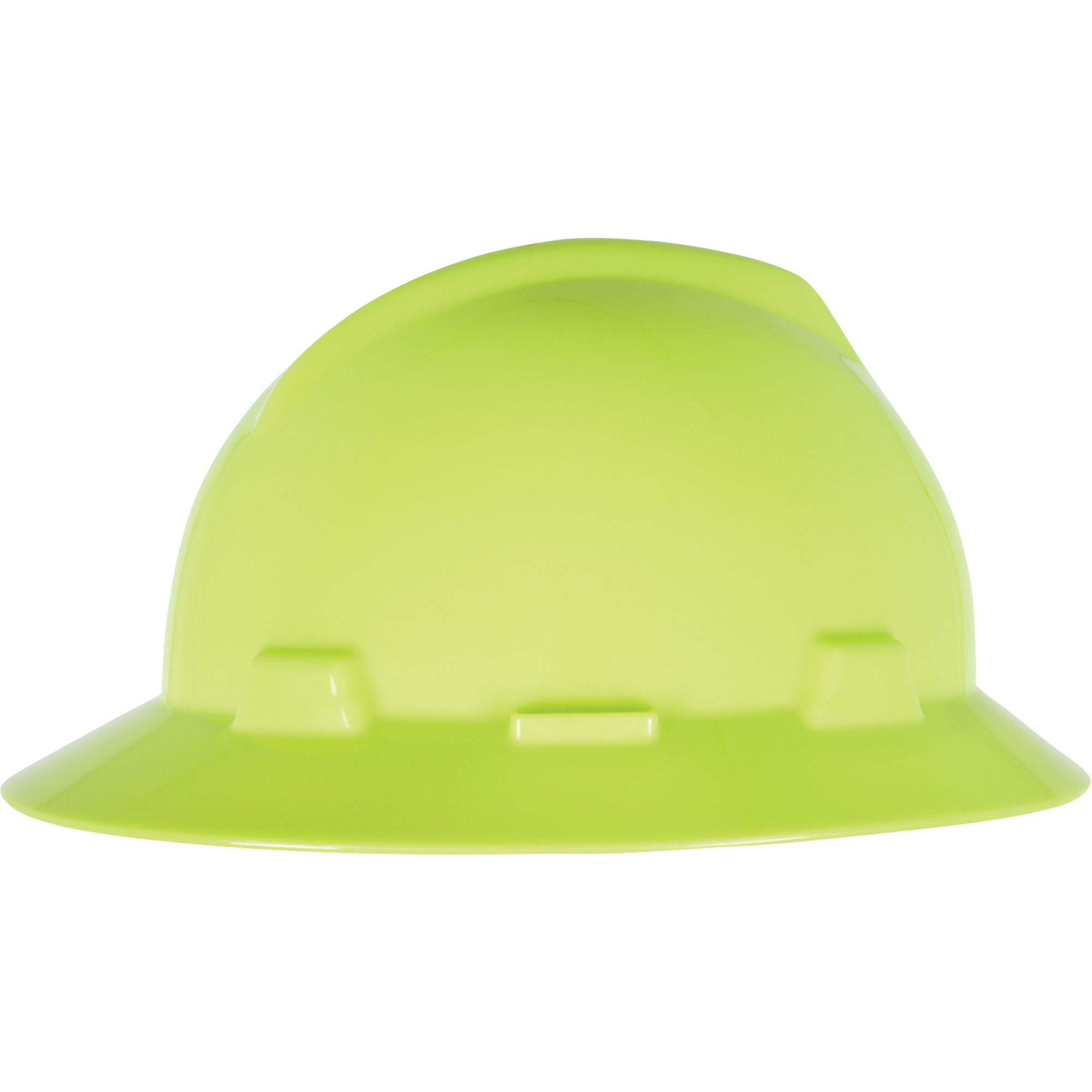Casque de sécurité à fente et bordure complète V-GardMD, Répond aux normes CSA type 1, Suspension Glissement rapide, Non ventilé