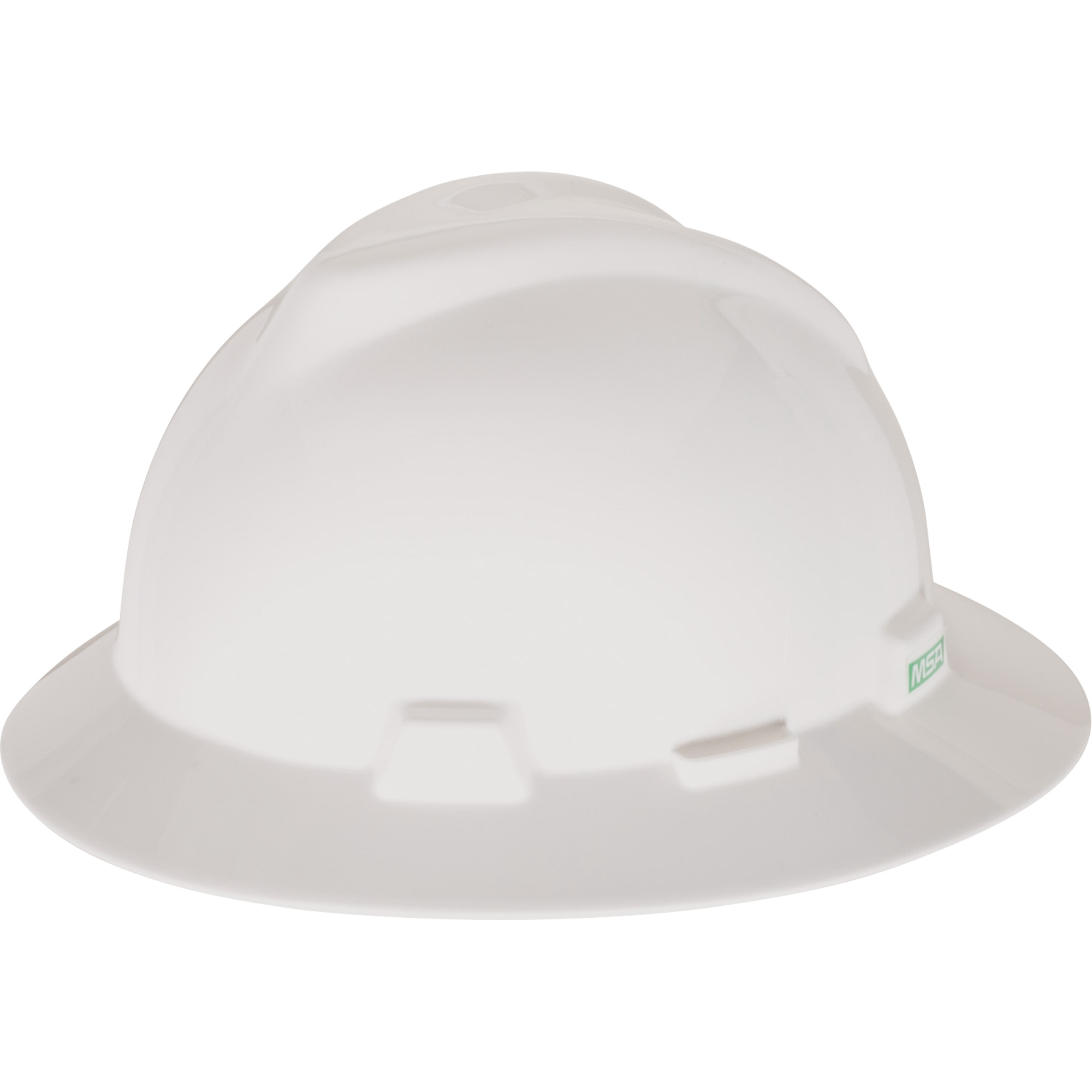 Casque de sécurité à fente et bordure complète V-GardMD, Suspension À douille, Non ventilé