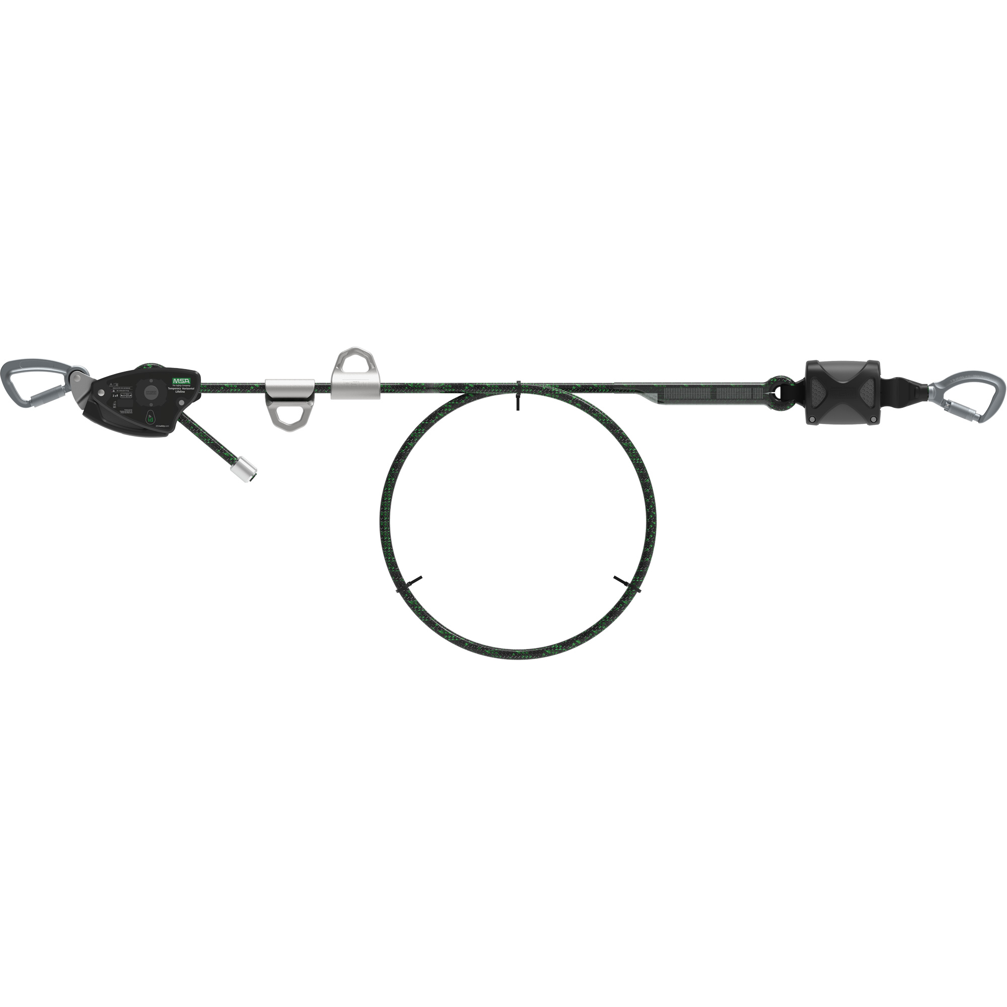 Corde de 100' pour ligne de vie temporaire horizontale, Corde d'alpinisme