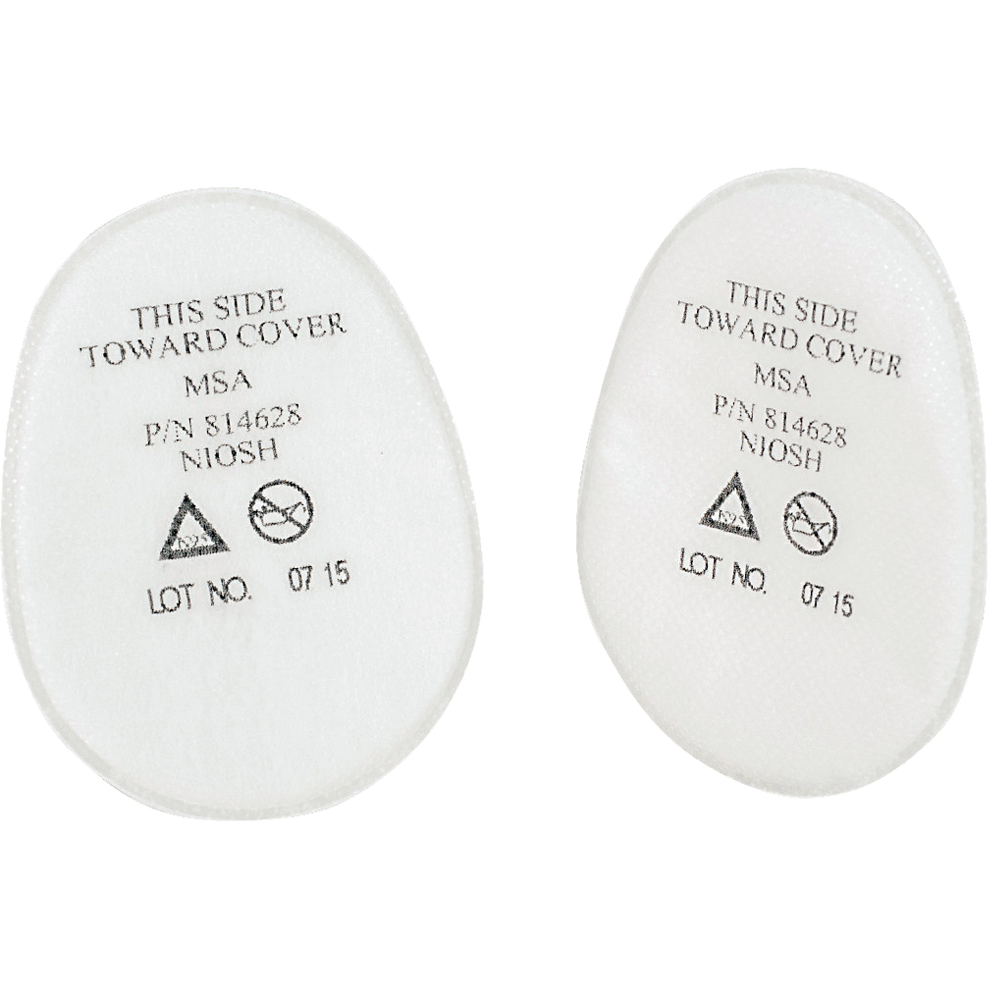 Couvercle & préfiltre encliquetable, Filtre contre les particules, Filtre N95
