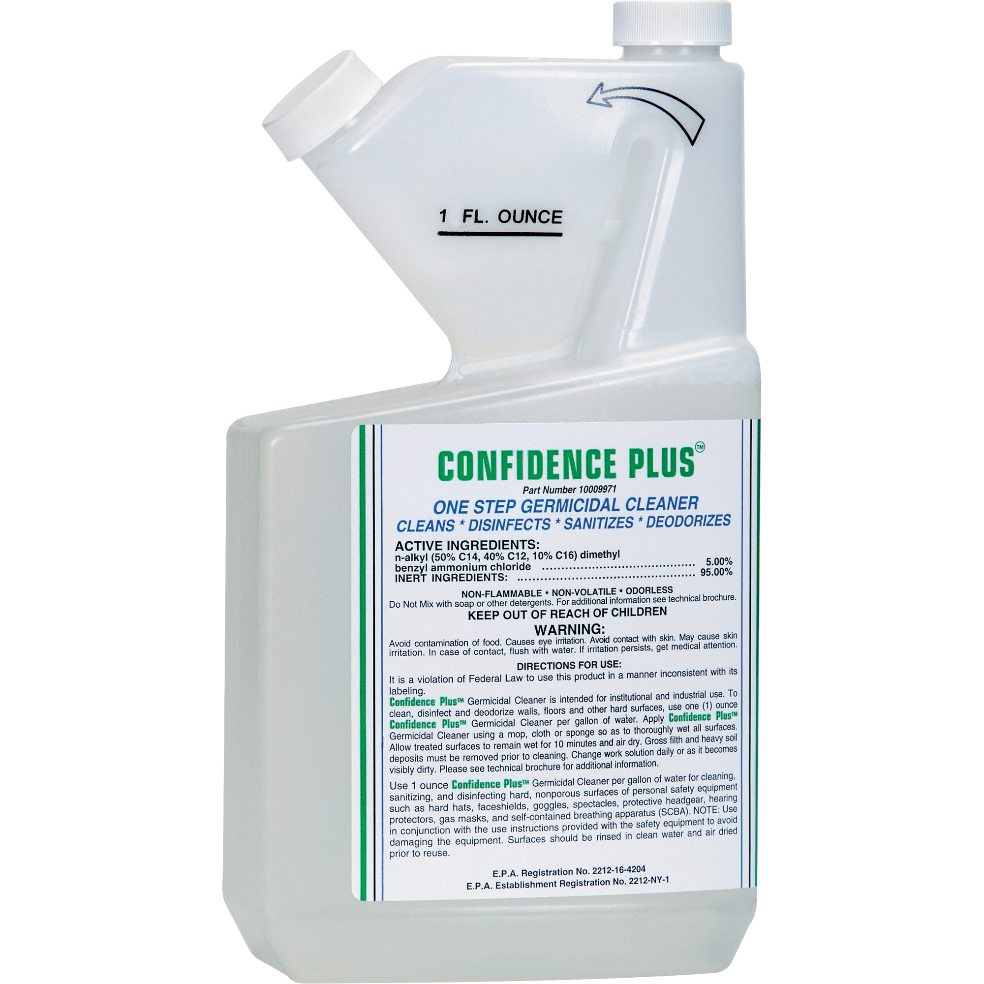 Nettoyant germicide pour respirateur Confidence PlusMC, Liquide