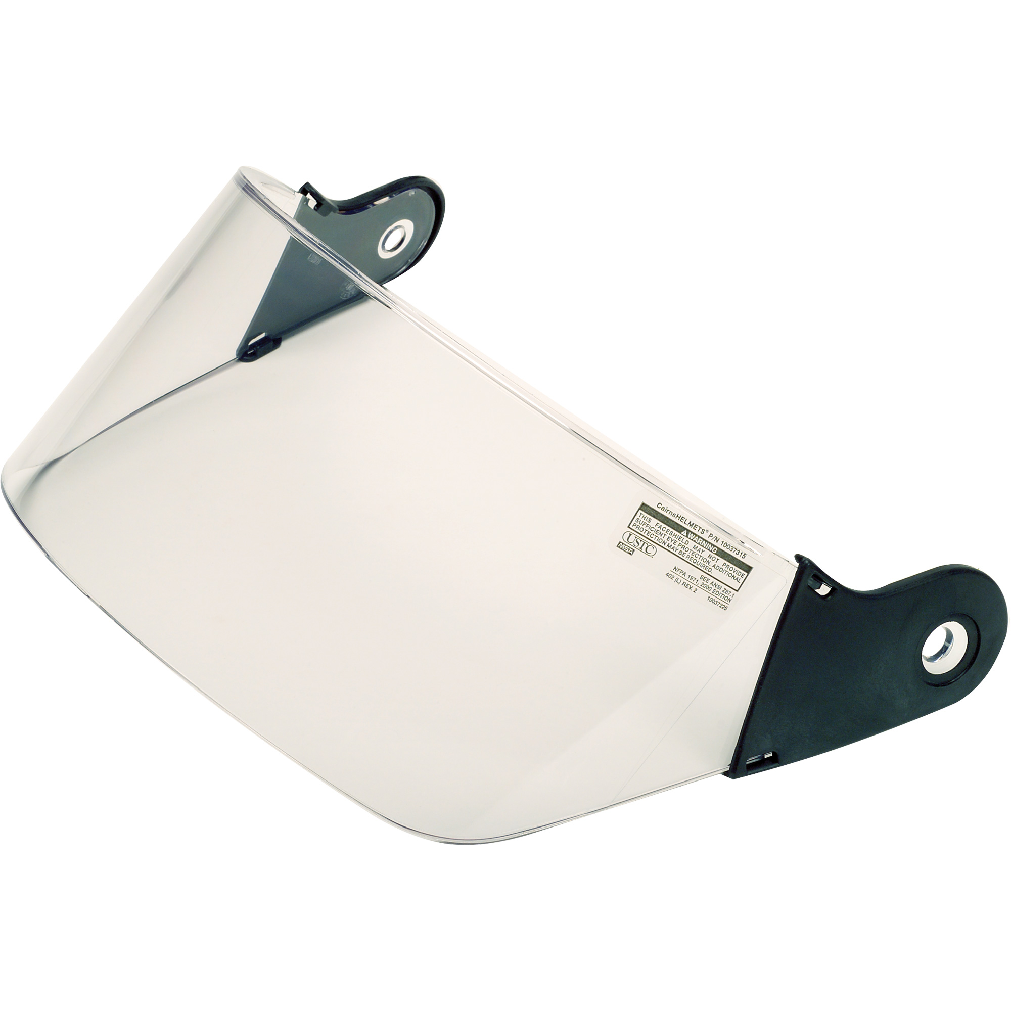 Visière de protection pour casques d'incendie et de sauvetage, Polycarbonate, Teinte Transparent