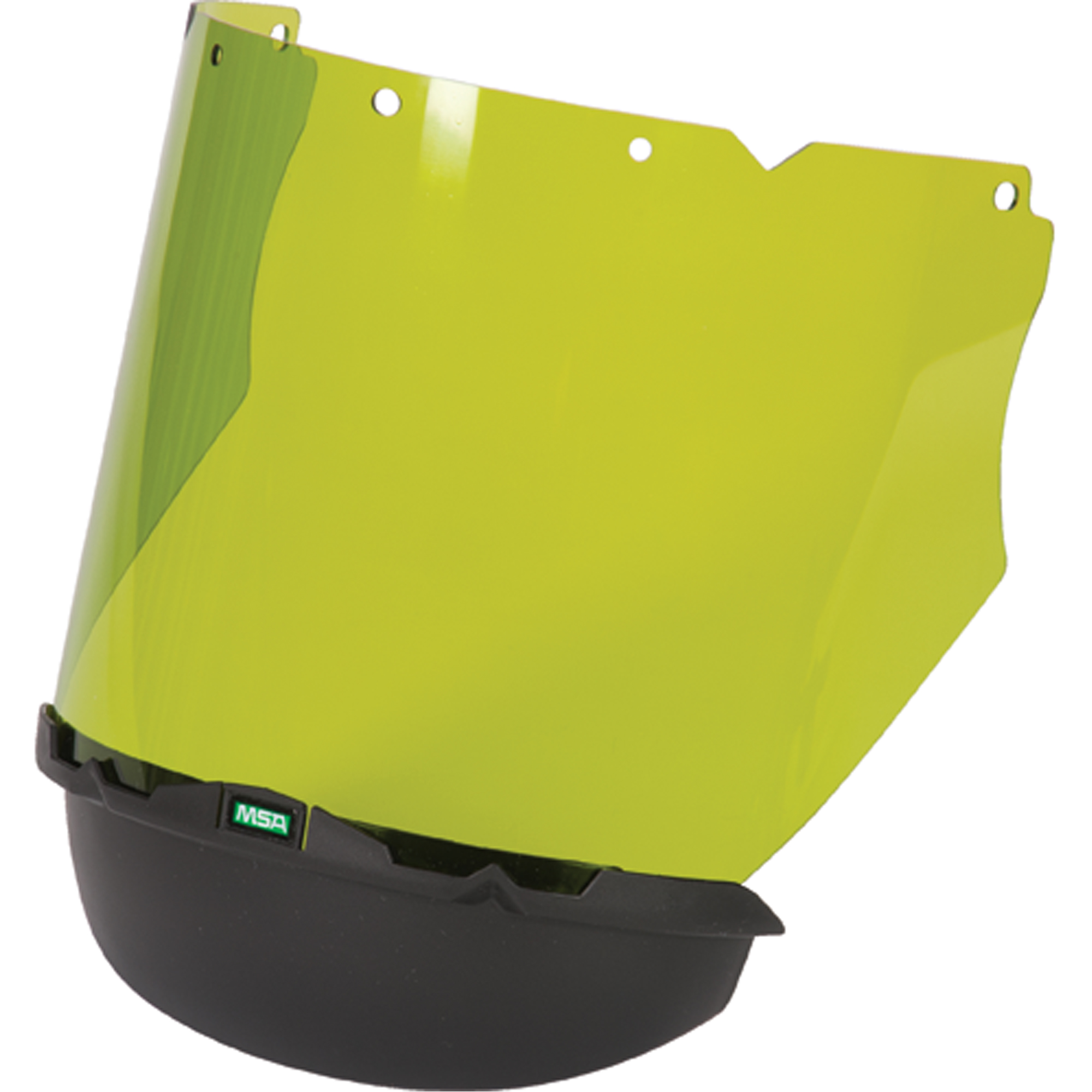 Visières V-GardMD avec mentonnière pour les travaux avec l'arc électrique, Polycarbonate, Teinte Vert