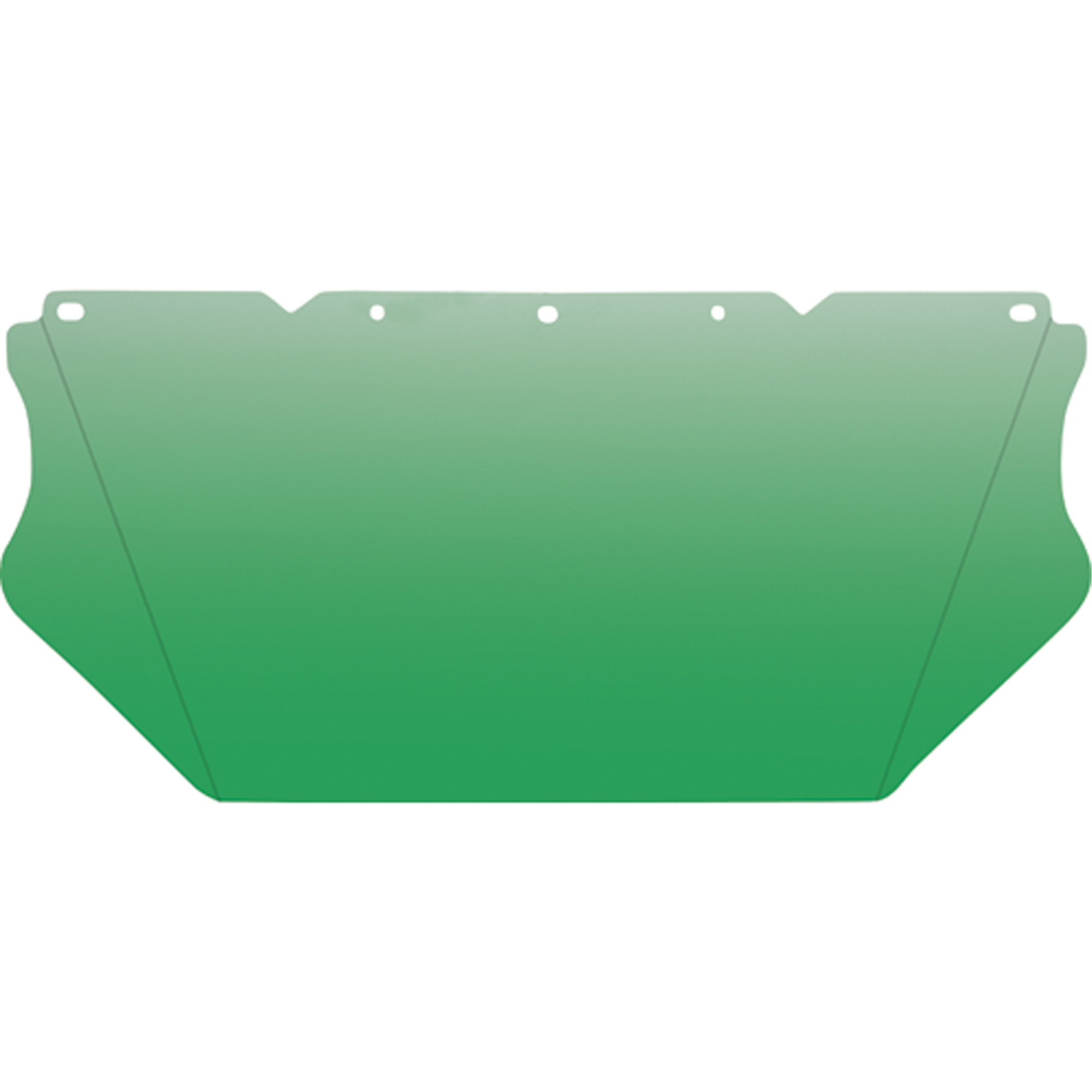 Visières V-GardMD pour les travaux généraux, Polycarbonate, Teinte Vert