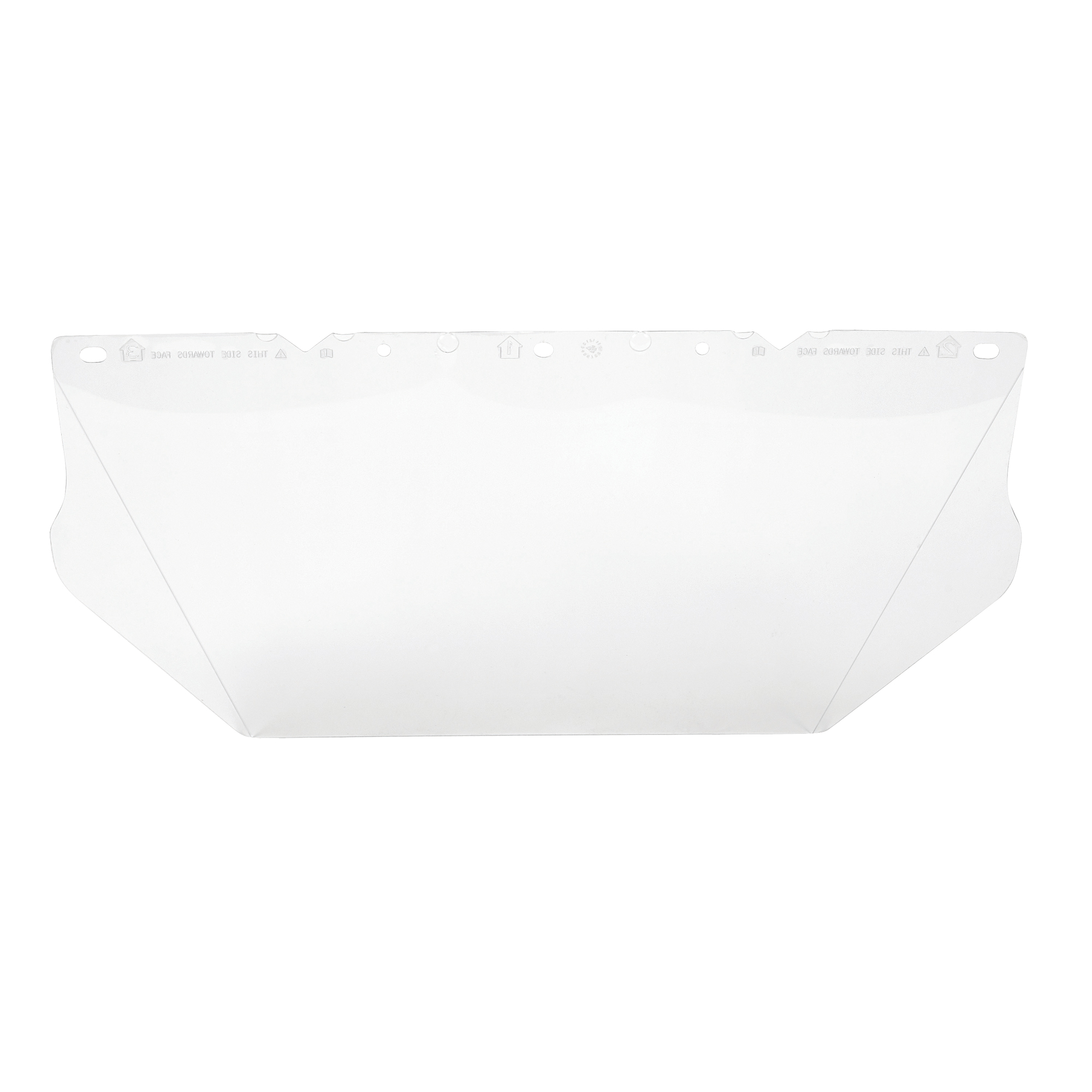 Visières V-GardMD pour usage général, Polycarbonate, Teinte Transparent