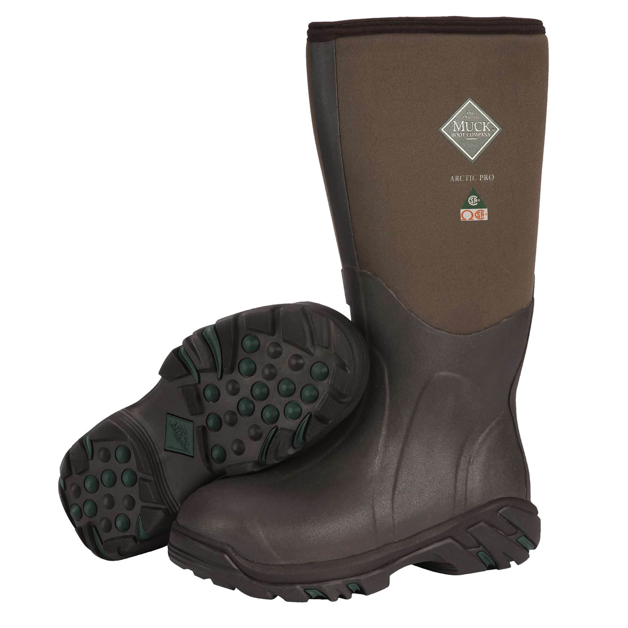 Bottes de travail pour les conditions extrêmes Arctic Pro, Caoutchouc, Embout Acier, Pointure 11, Semelle Résistant aux perforations