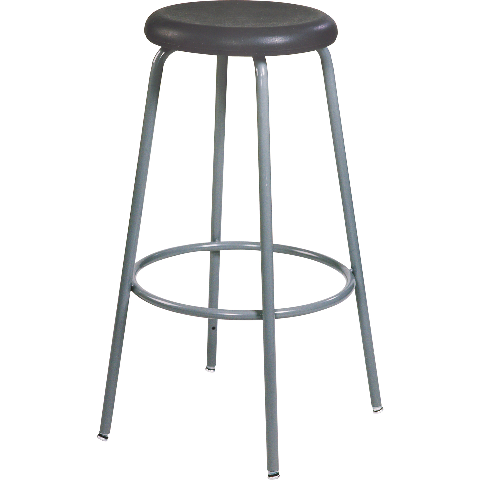 Tabouret de série 500, Stationnaire, Ajustable, , Polyuréthane Siège, Noir