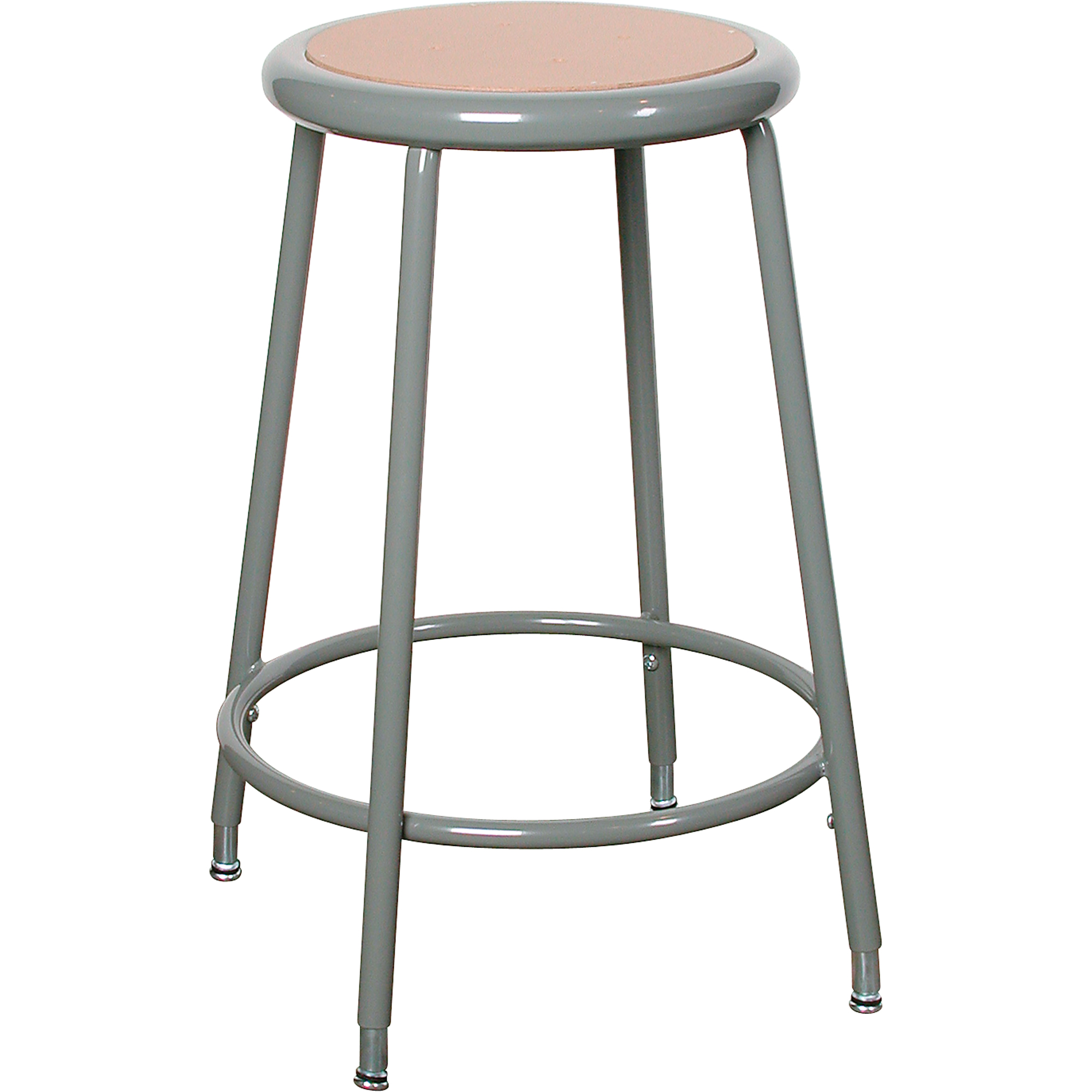 Tabouret de série 500, Stationnaire, Ajustable, , Acier/Masonite Siège, Gris