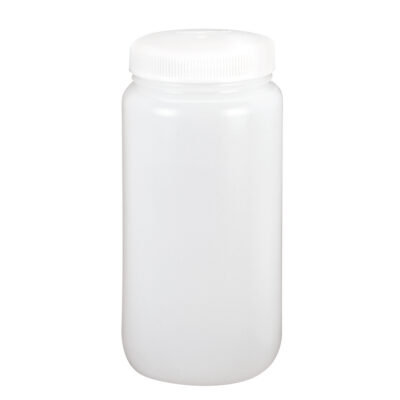 Bouteilles à large ouverture, Ronde, 1 gal., Plastique