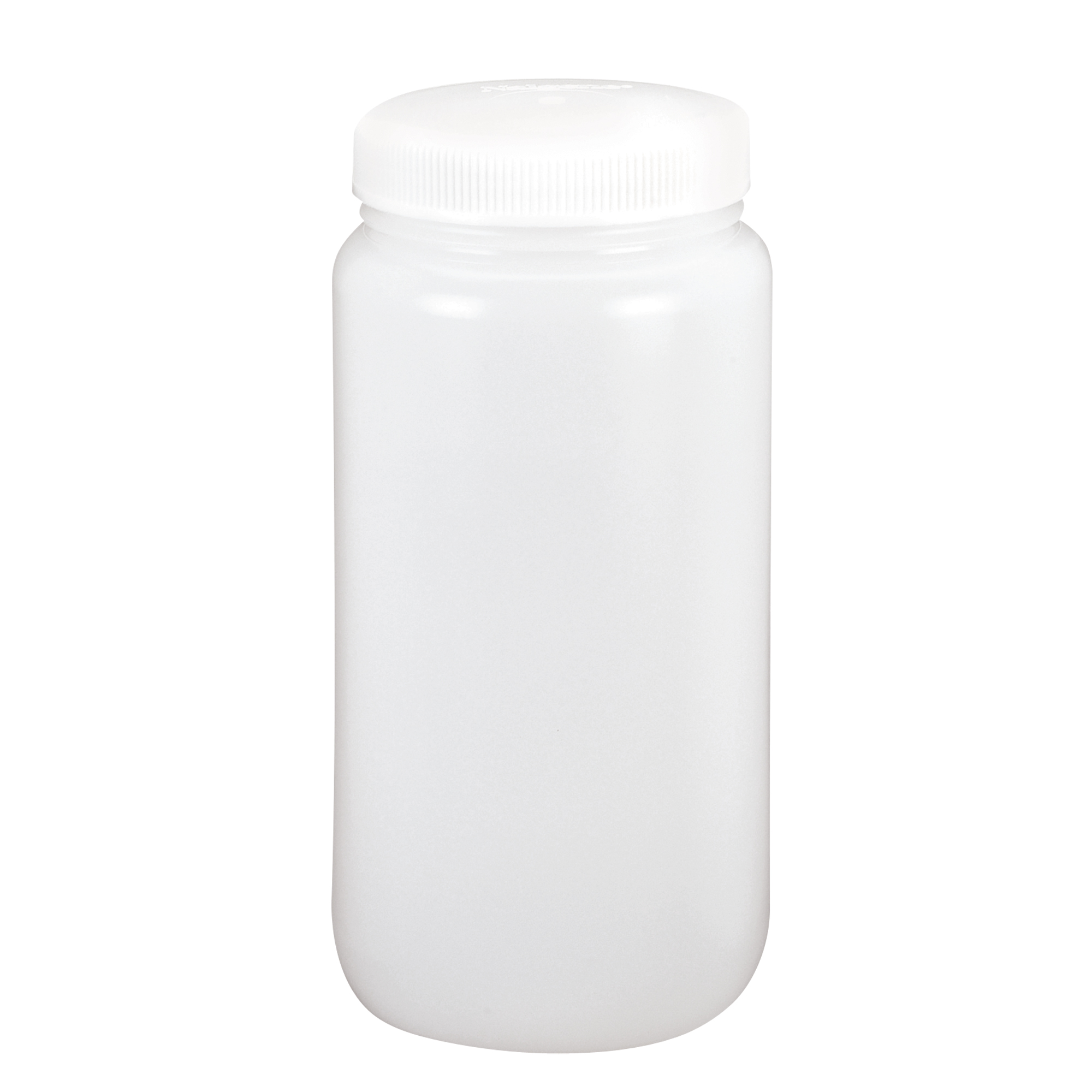 Bouteilles à large ouverture, Ronde, 1 gal., Plastique