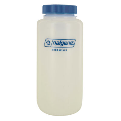 Bouteilles à large ouverture, Ronde, 32 oz, Plastique