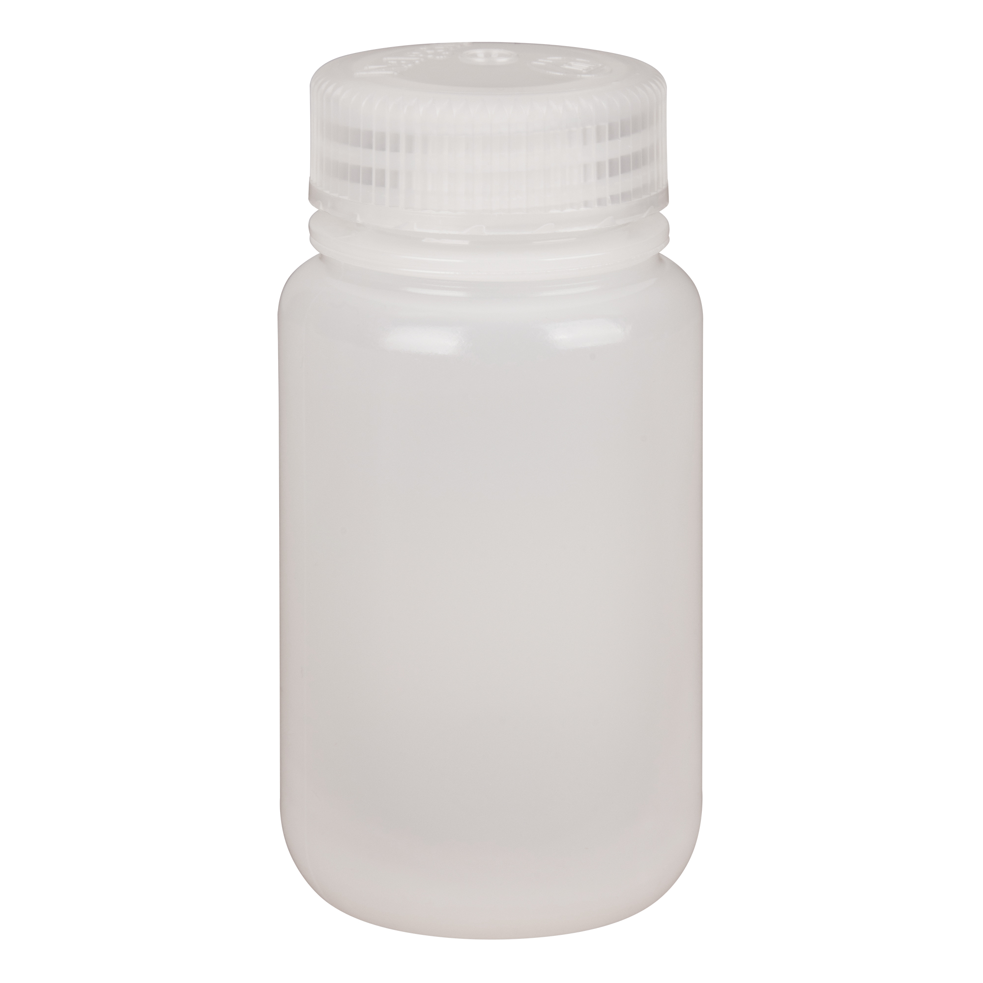 Bouteilles à large ouverture, Ronde, 4 oz, Plastique
