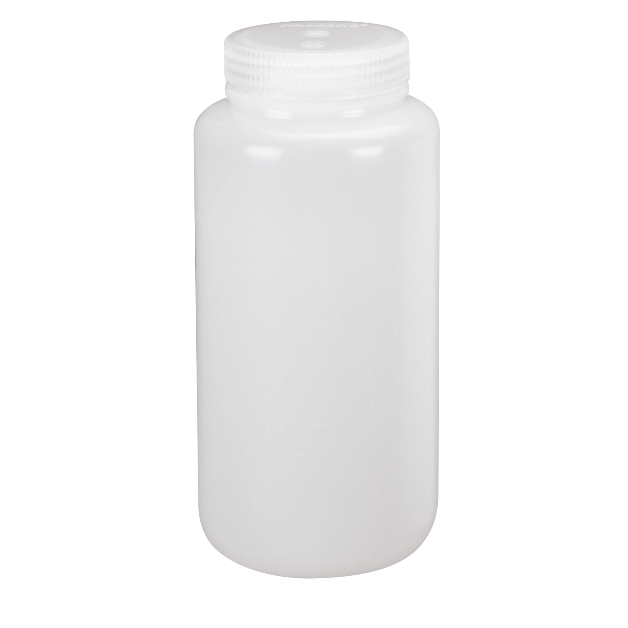 Bouteilles à large ouverture, Ronde, 8 oz, Plastique