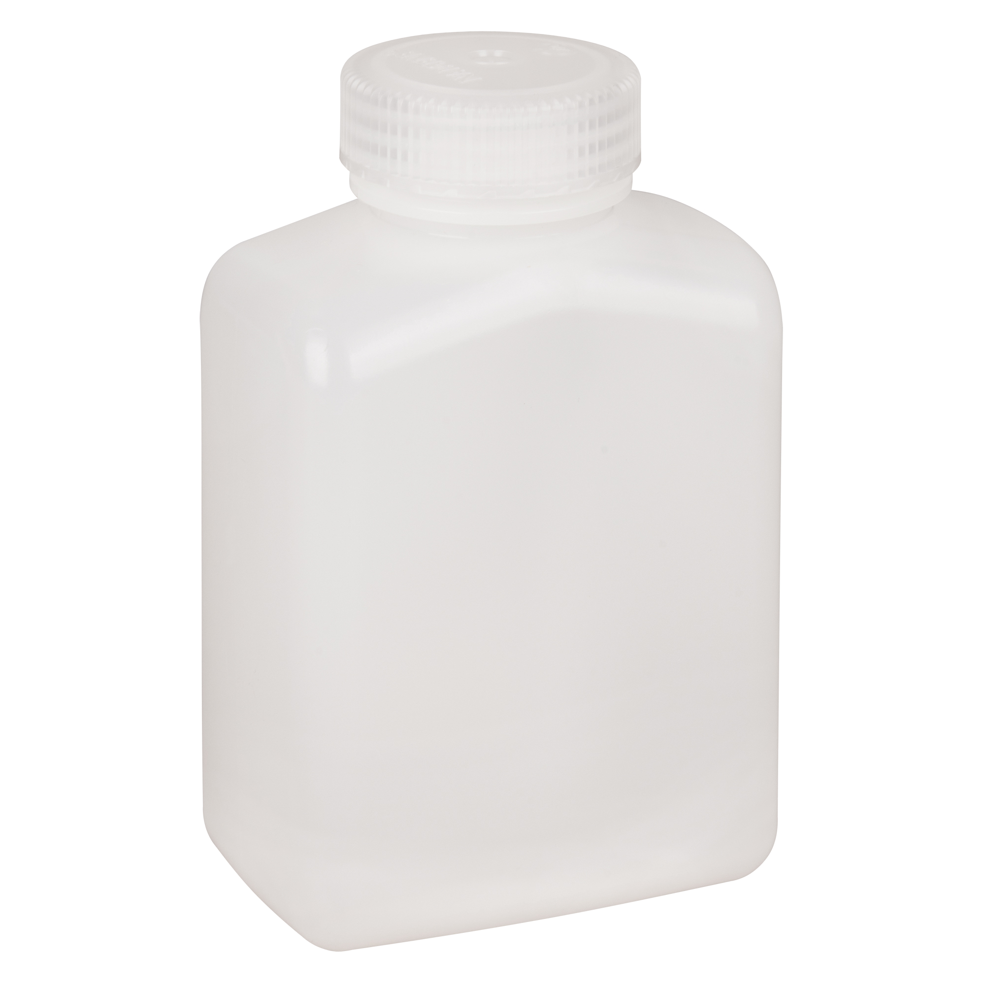 Bouteilles peu encombrantes à prise facile, Rectangulaire, 16 oz, Plastique
