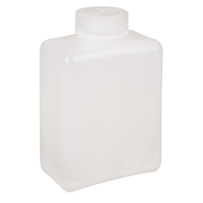 Bouteilles peu encombrantes à prise facile, Rectangulaire, 32 oz, Plastique