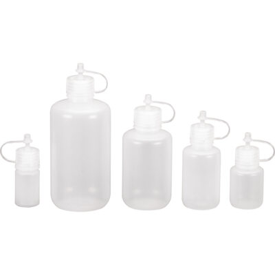 Bouteilles rondes à ouverture étroite, Ronde, 1 oz, Plastique