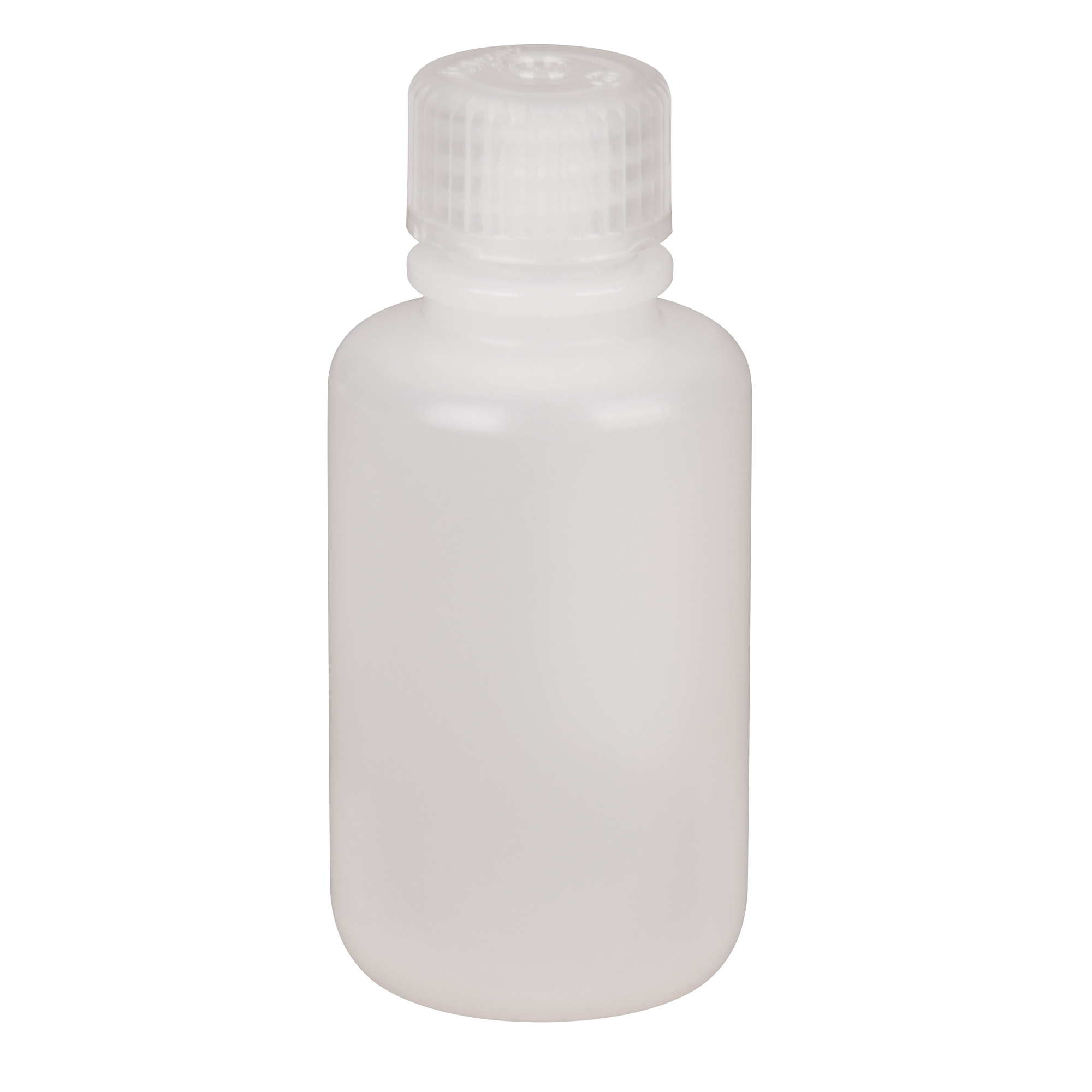 Bouteilles rondes à ouverture étroite, Ronde, 2 oz, Plastique