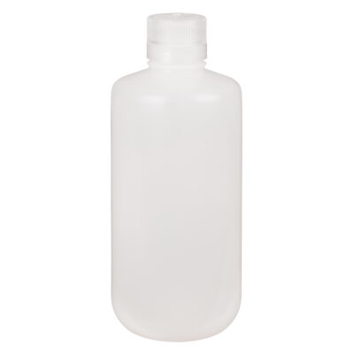 Bouteilles rondes à ouverture étroite, Ronde, 32 oz, Plastique