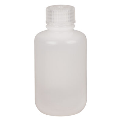 Bouteilles rondes à ouverture étroite, Ronde, 4 oz, Plastique