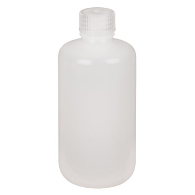 Bouteilles rondes à ouverture étroite, Ronde, 8 oz, Plastique