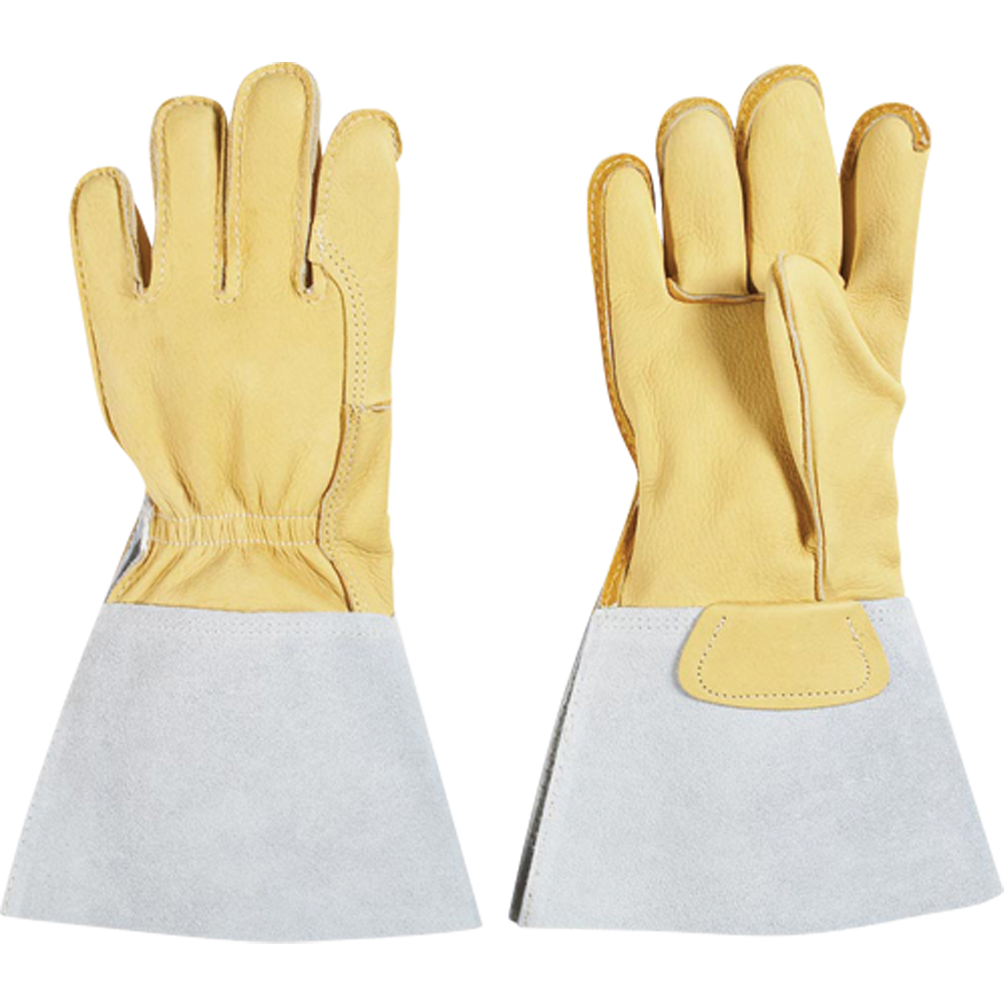 Gants pour monteur de lignes, Grand, Paume en Cuir fleur de vache, Doublure en Coton