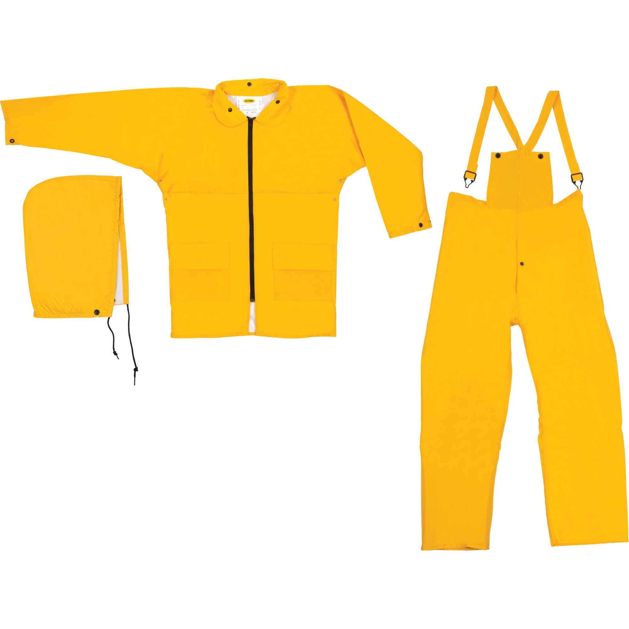Vêtements imperméables Natpac, Nylon, 2T-Grand, Jaune