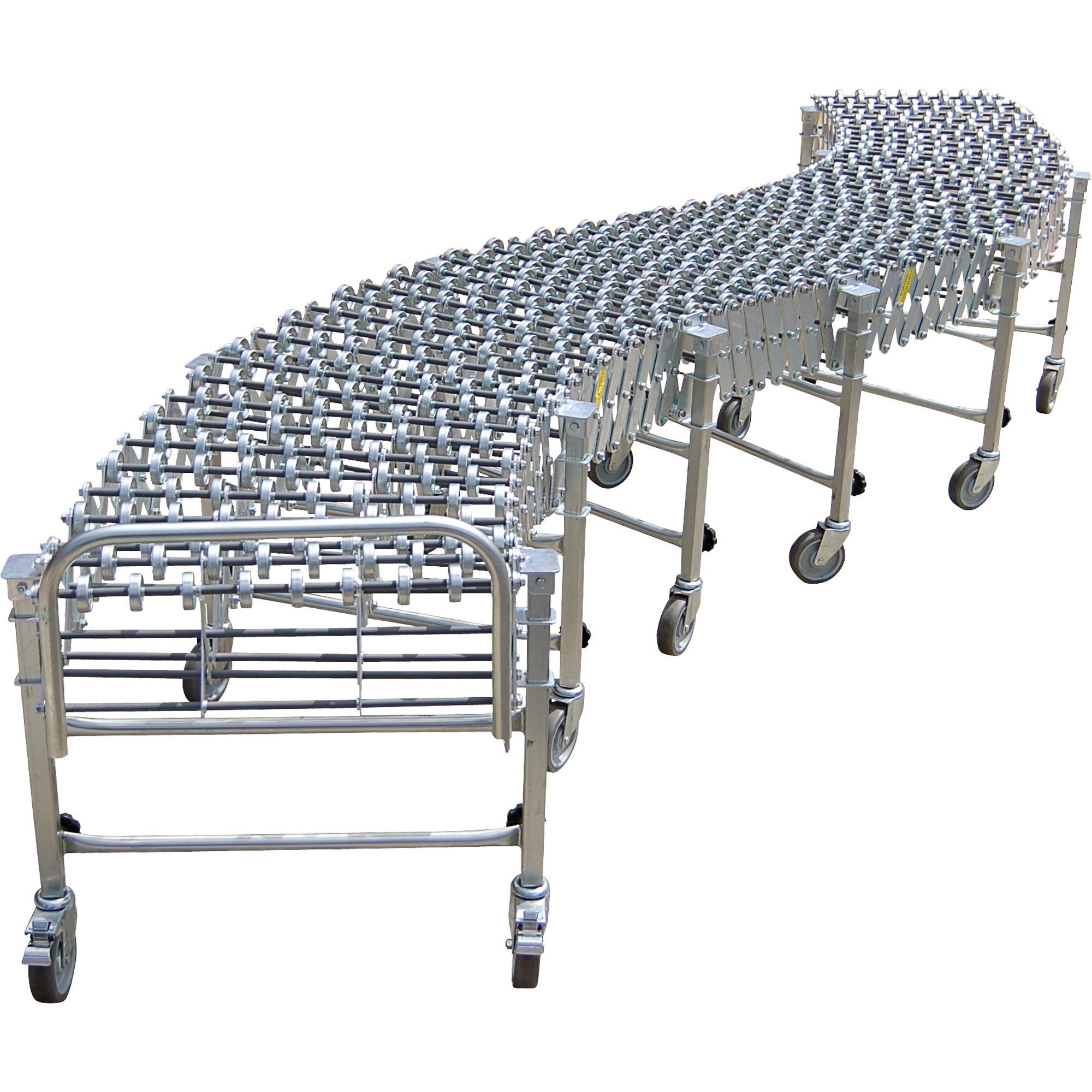 Convoyeurs extensibles/flexibles Gravity 226, 14" la x 12' 10" lo, Capacité de 226 lb par pi lin.