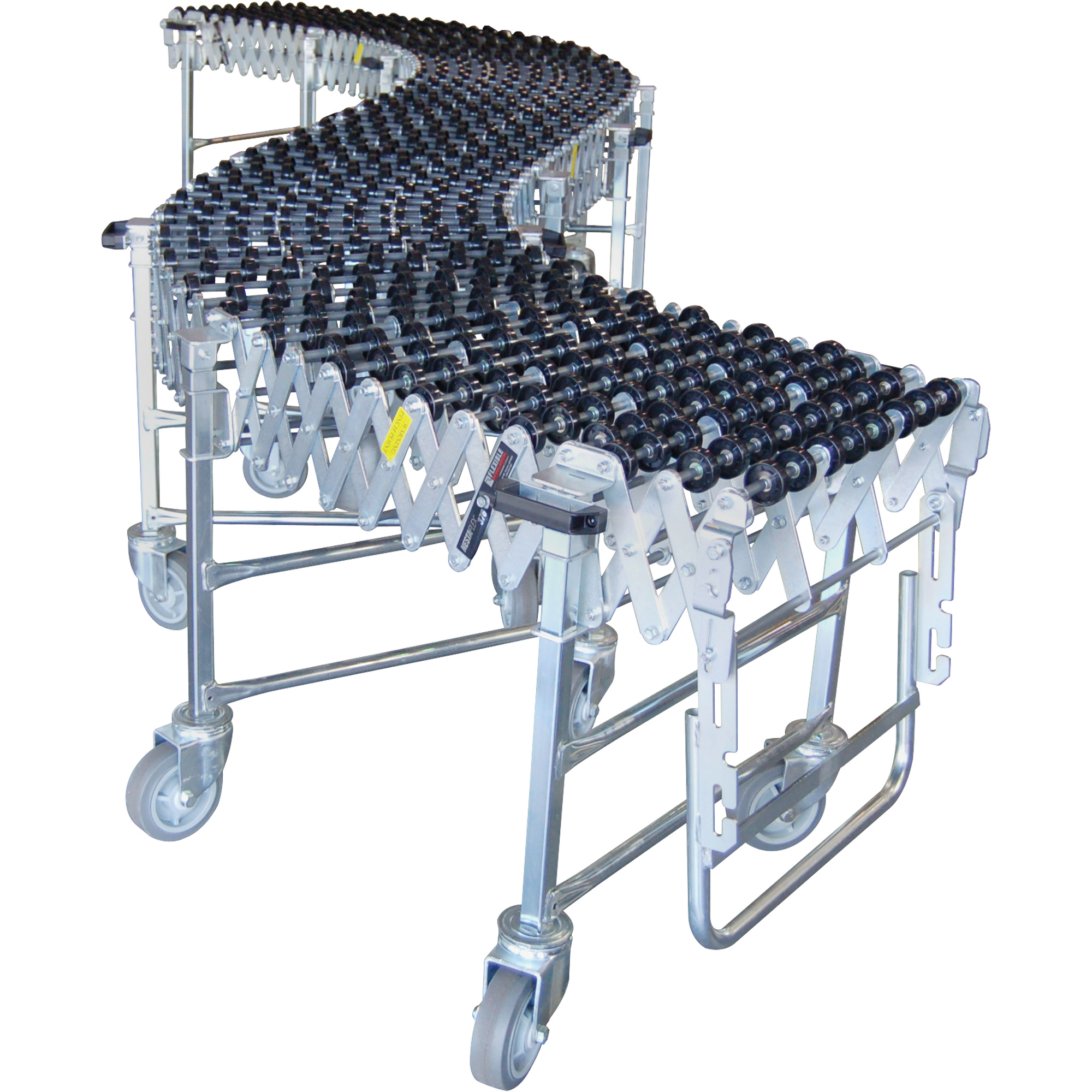 Convoyeurs extensibles/flexibles, 30" la x 8' 6" lo, Capacité de 226 lb par pi lin.