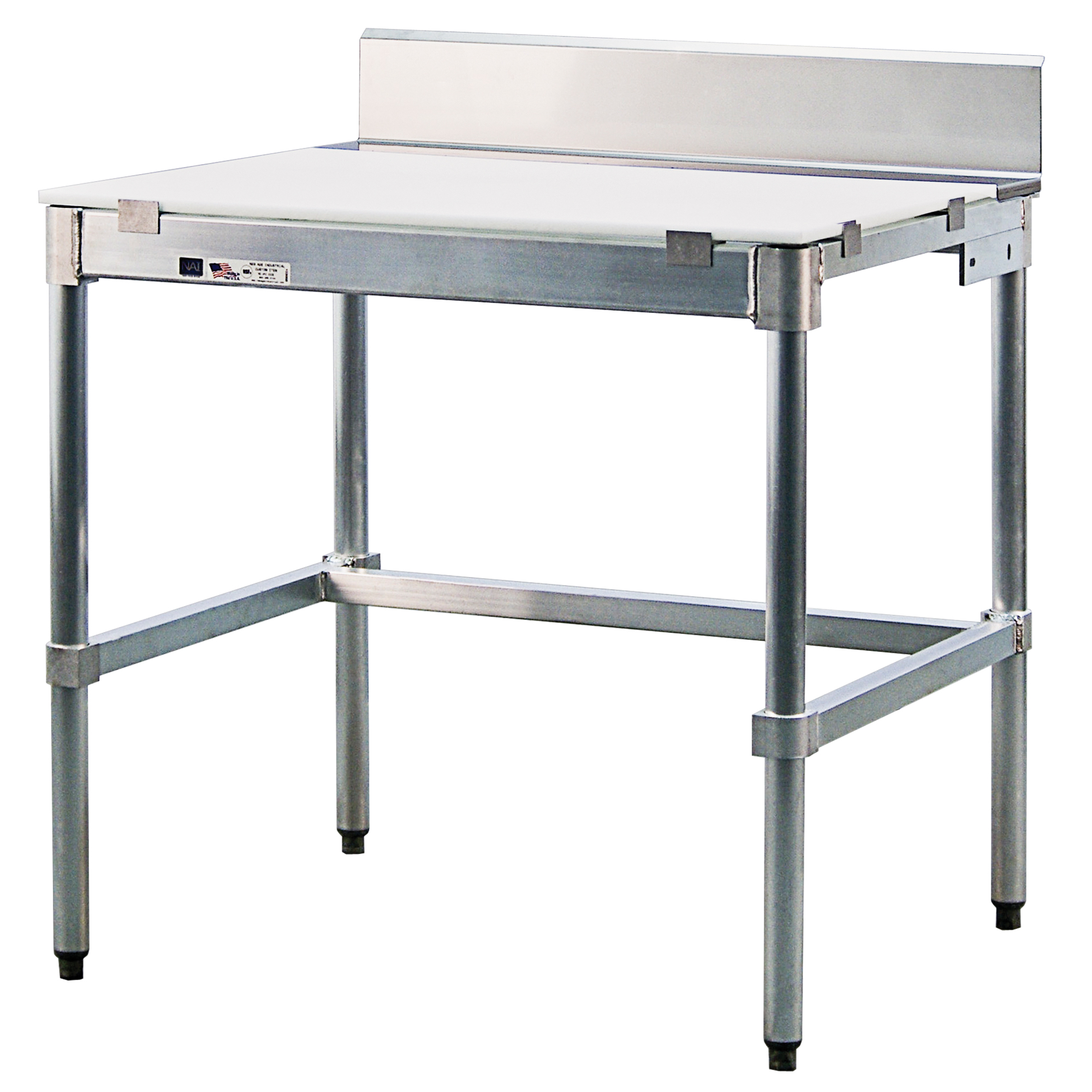 Établi avec dessus en poly, 36" la x 24" p x 35-1/2" h, Capacité 2000 lb